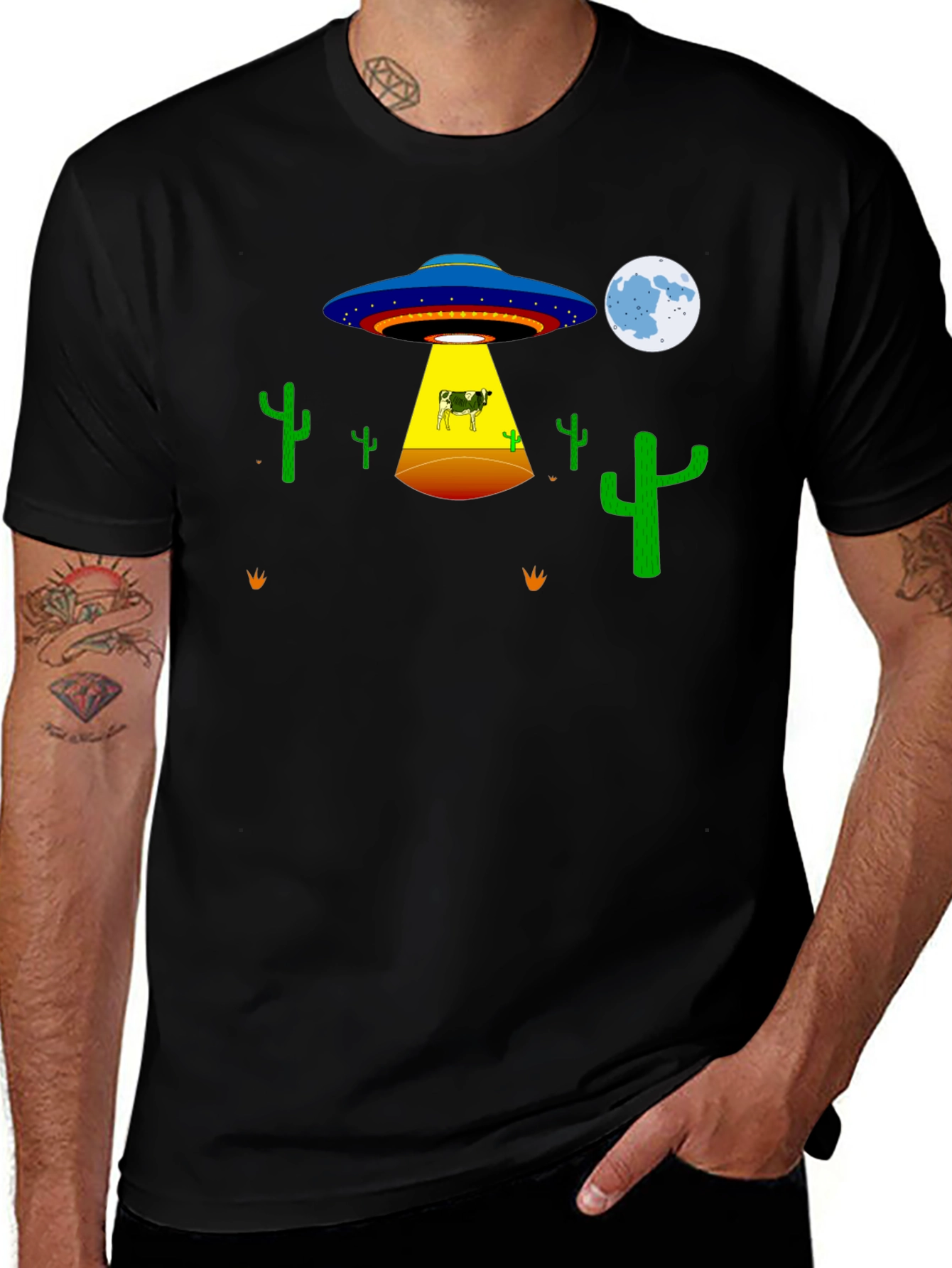 Variant 13 of Alien Abduction T-Shirt - Funny Graphic Tee