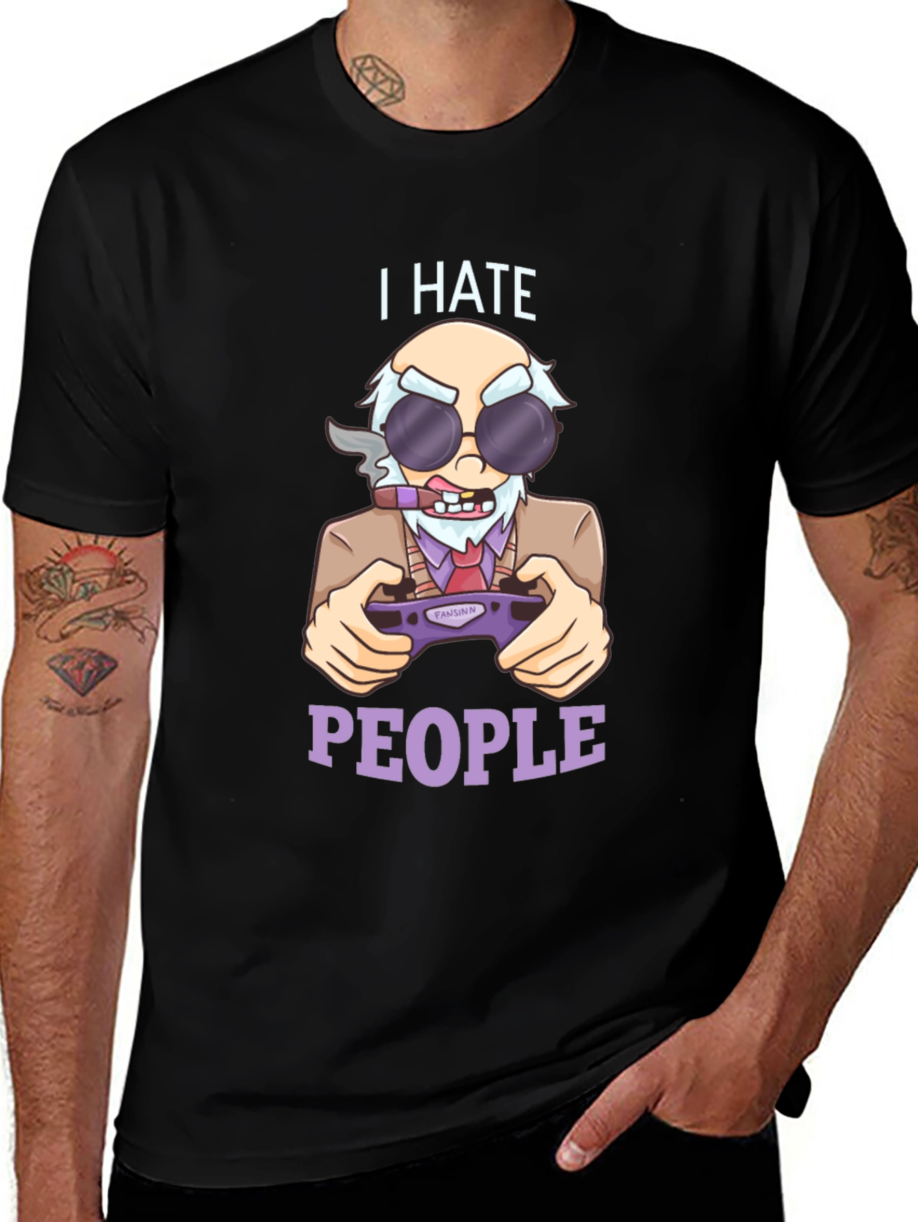 Variant 28 of I Hate People Gamer T-Shirt
