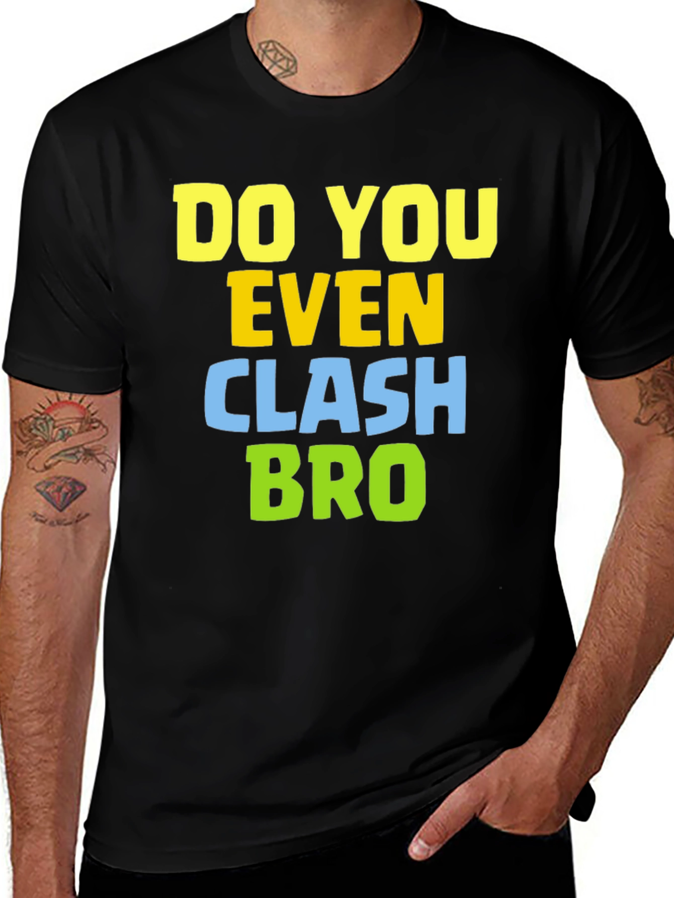 Variant 27 of Do You Even Clash Bro T-Shirt - Gamer Tee