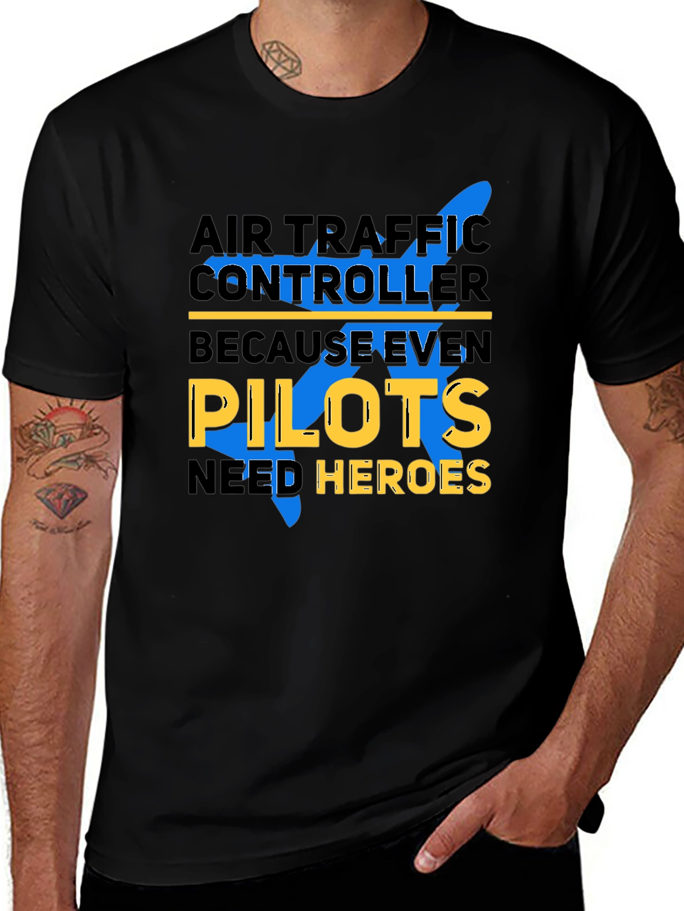Air Traffic Controller Pilot Hero T-Shirt