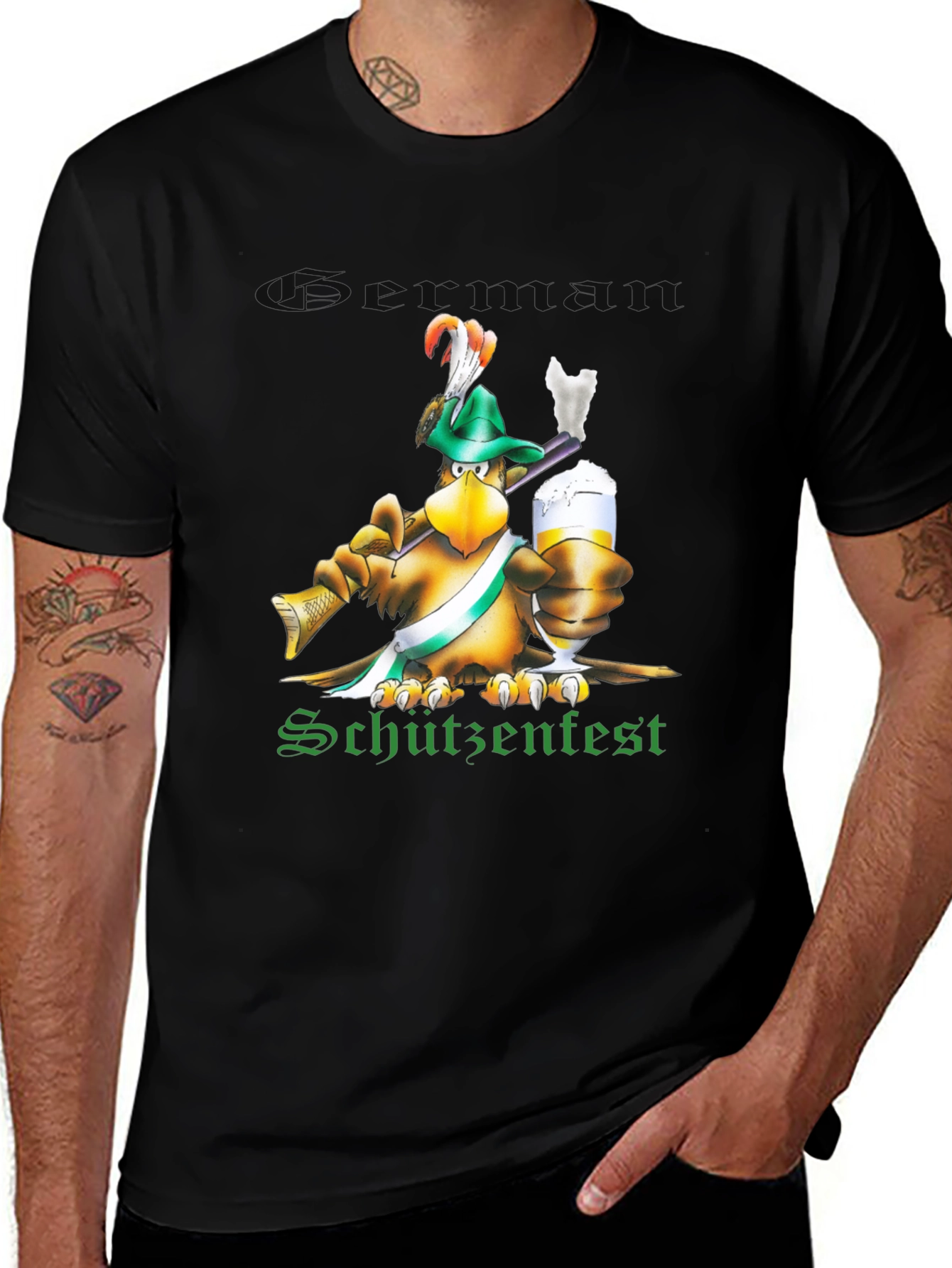 Oktoberfest Eagle Schützenfest T-Shirt
