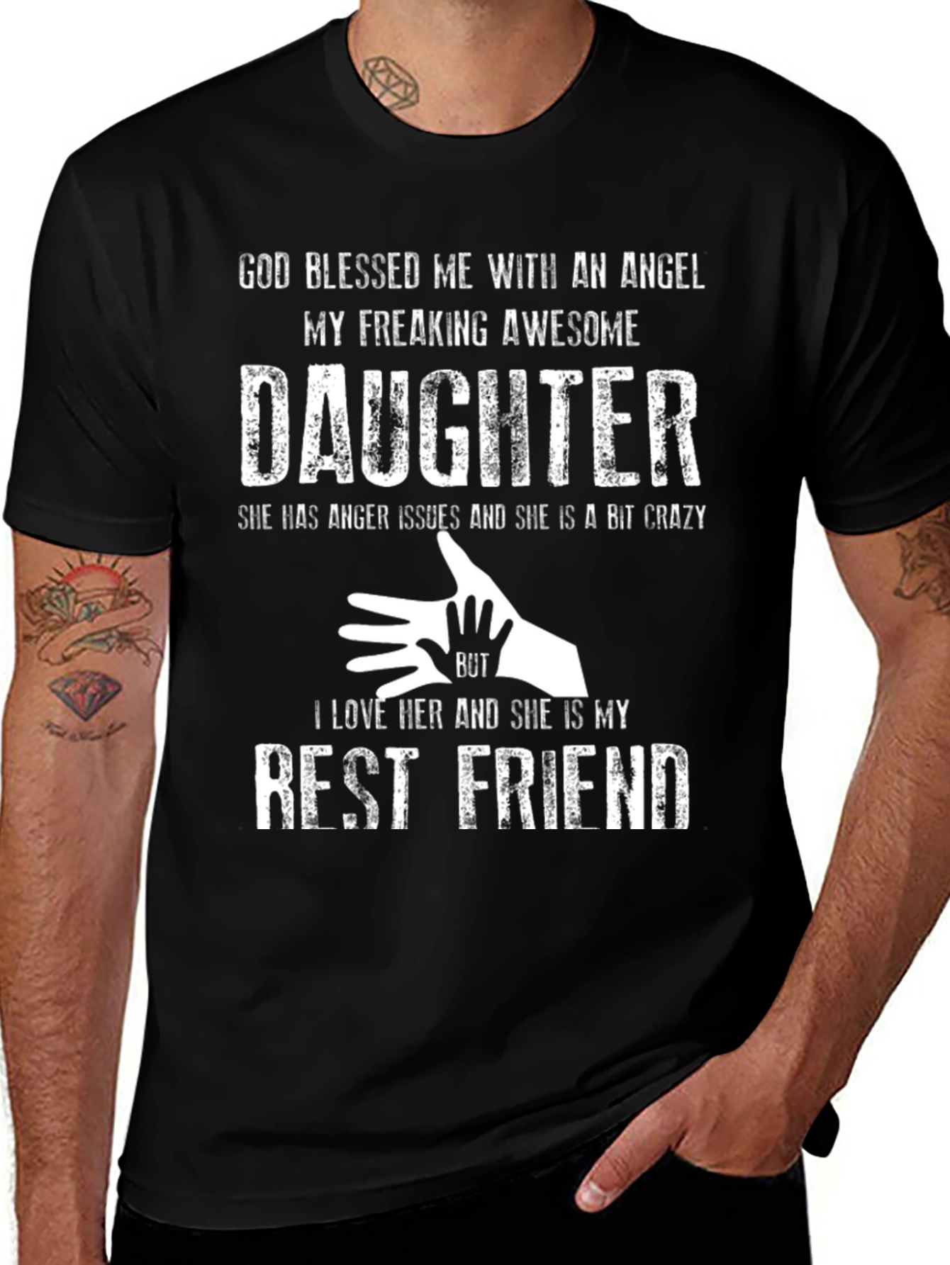 Variant 22 of Awesome Daughter Graphic T-Shirt