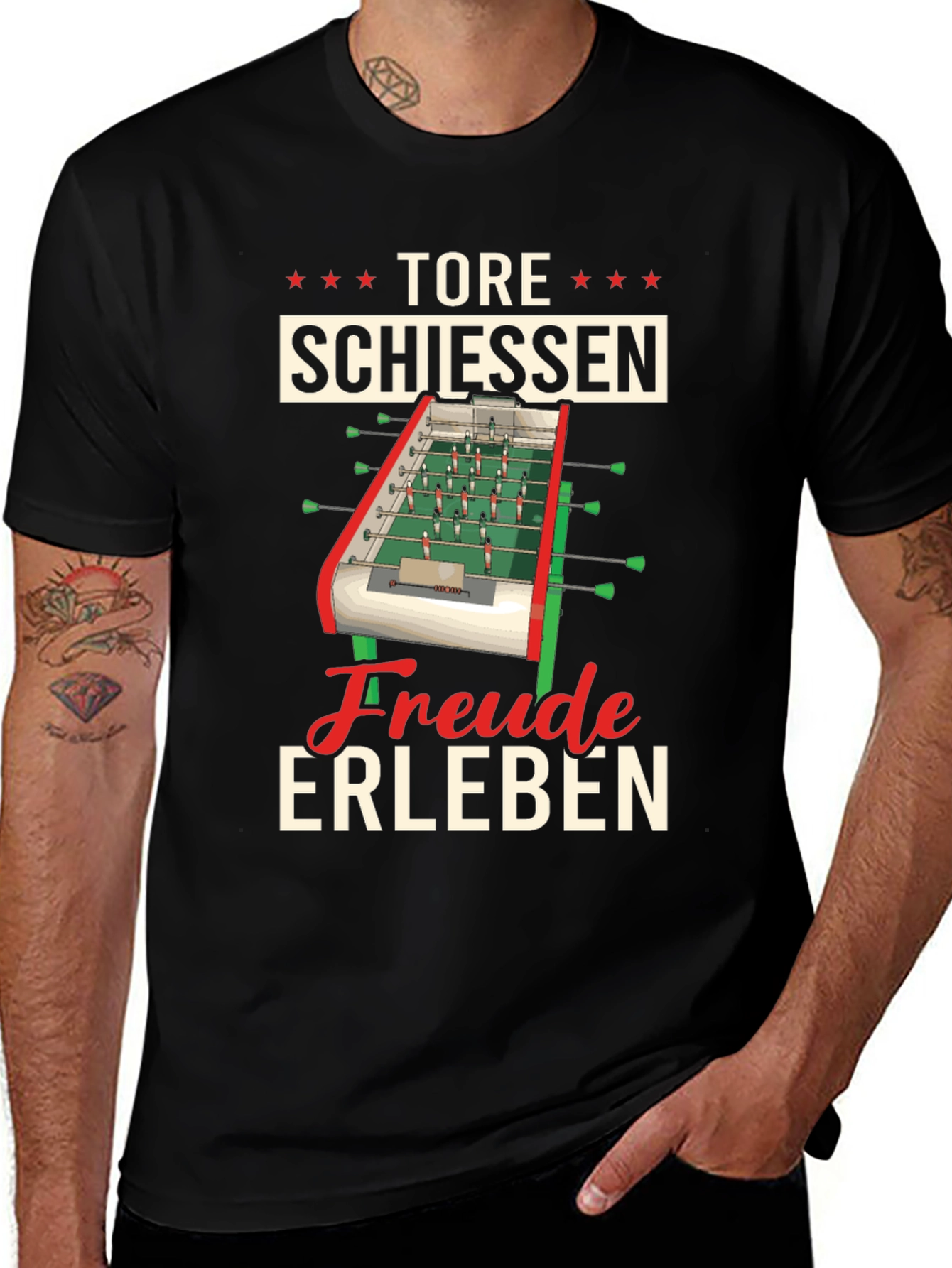 Variant 5 of Tore Schiessen Foosball T-Shirt