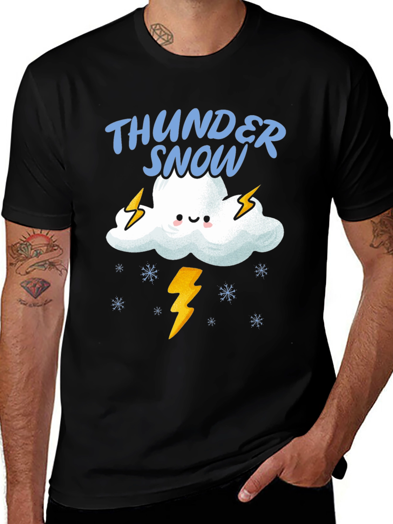 Variant 30 of Thunder Snow Graphic T-Shirt