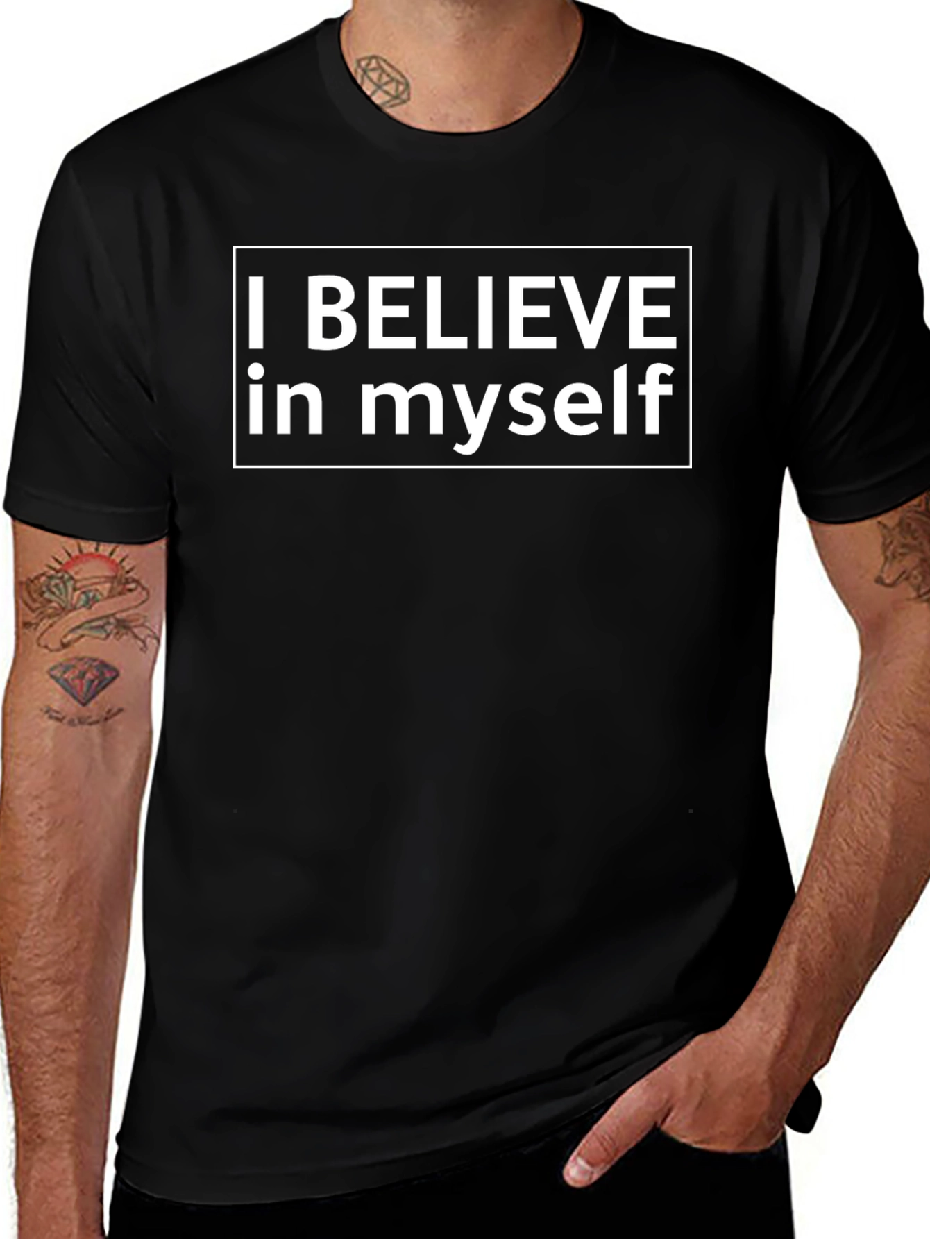 Believe In Myself Black T-Shirt