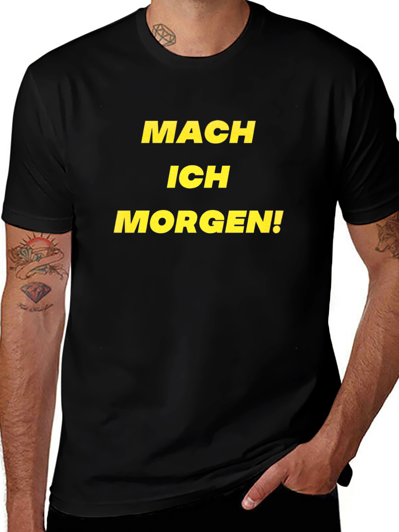 Variant 3 of Mach Ich Morgen T-Shirt - Funny German Procrastination Tee