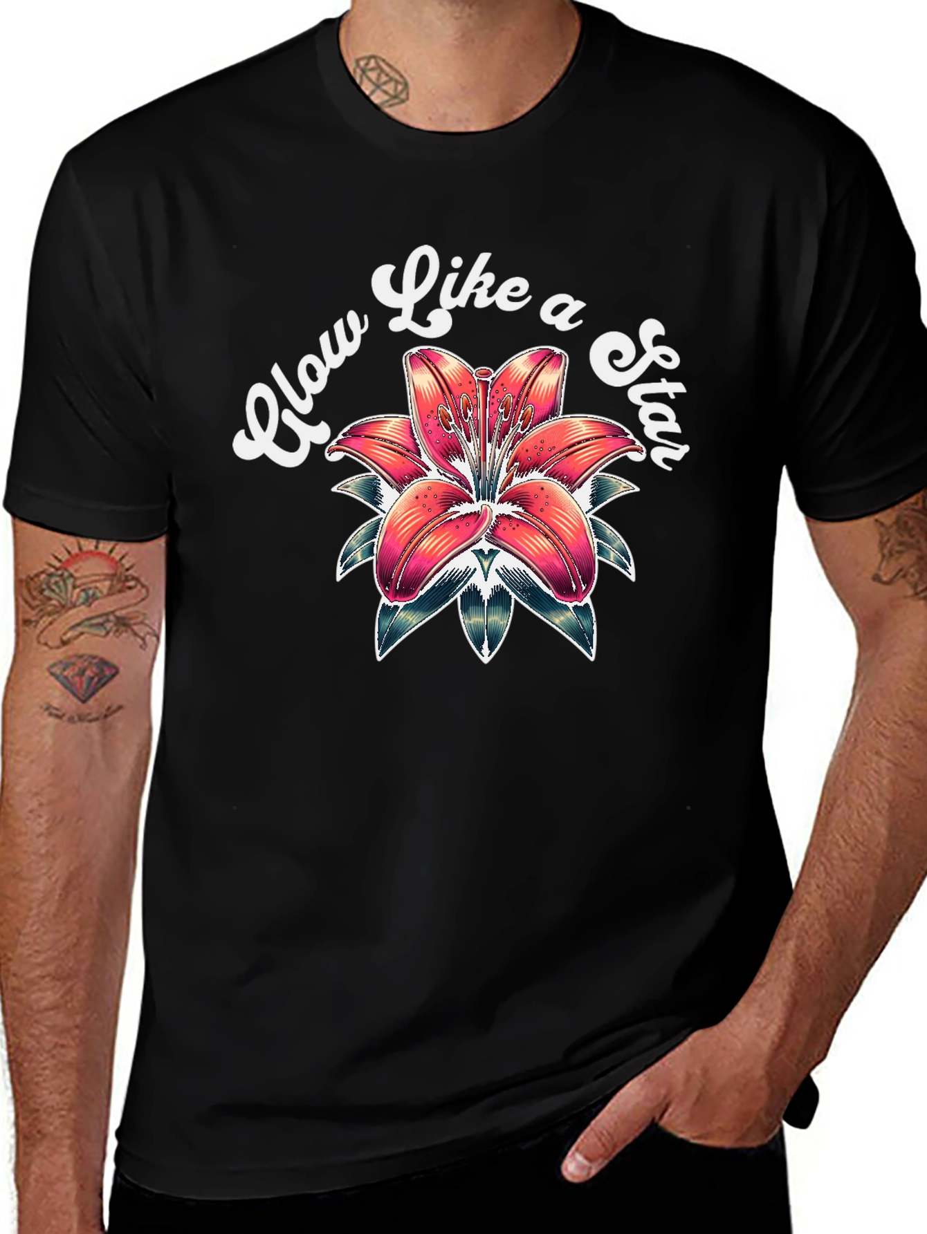 Variant 24 of Glow Like a Star Lily Graphic T-Shirt