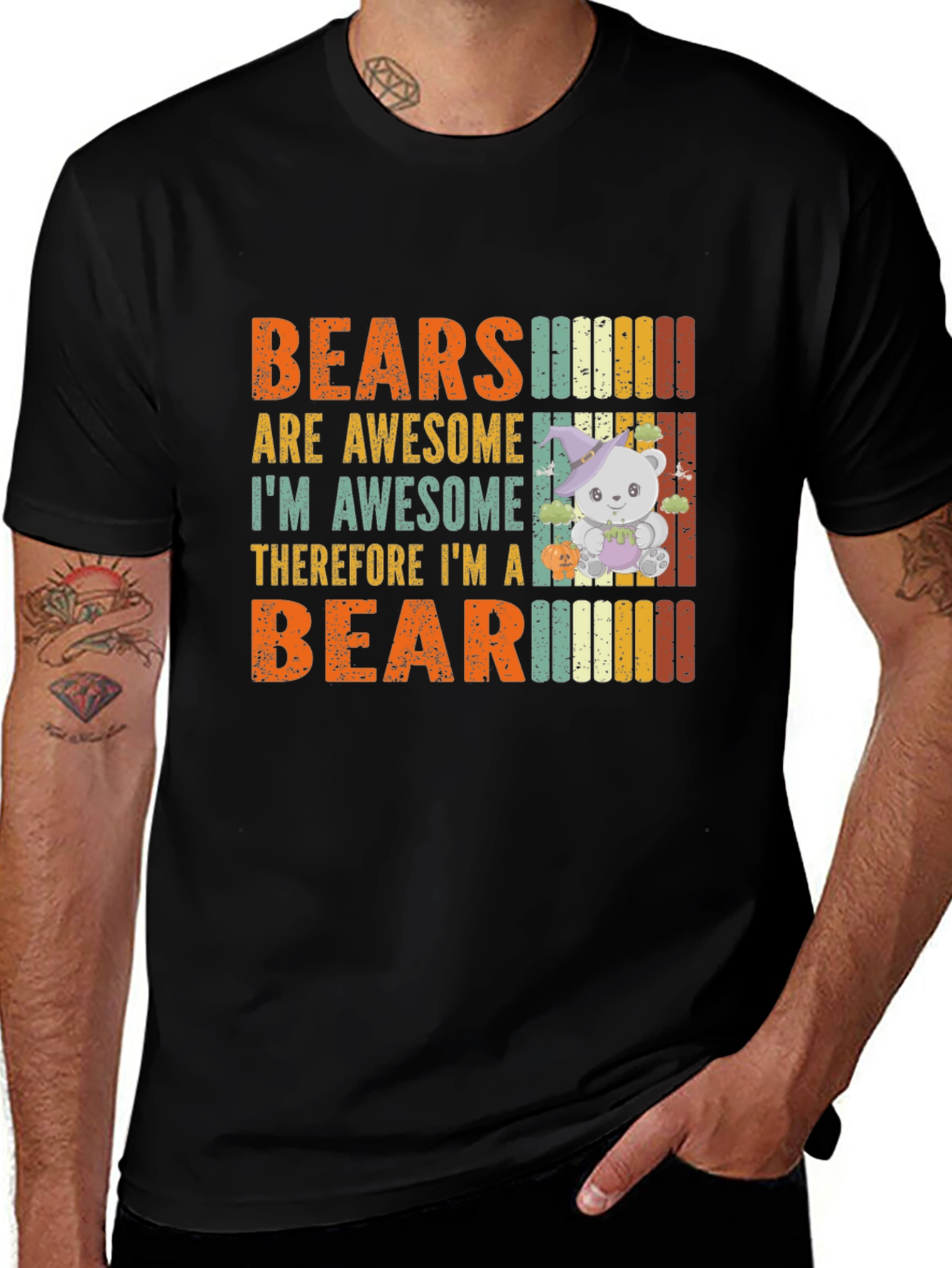 Variant 22 of Bears Are Awesome Graphic Tee