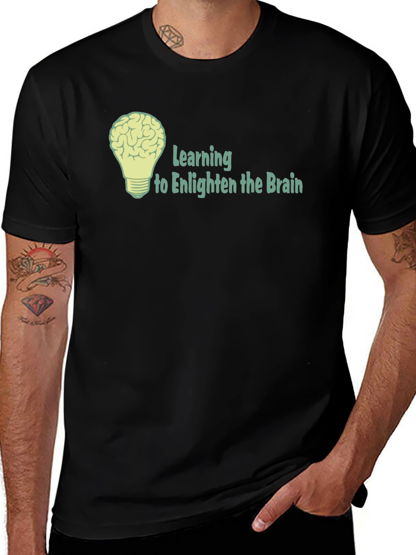 Brain Power T-Shirt: Learning to Enlighten