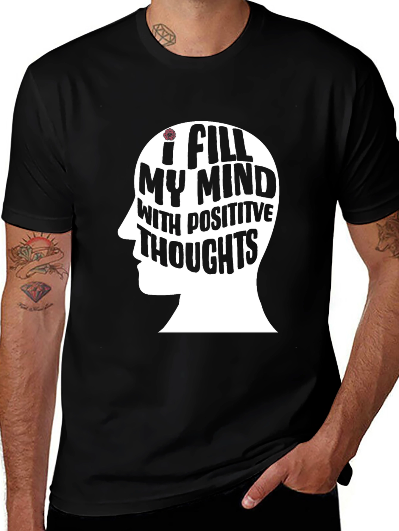 Variant 24 of Positive Thoughts Mindset T-Shirt