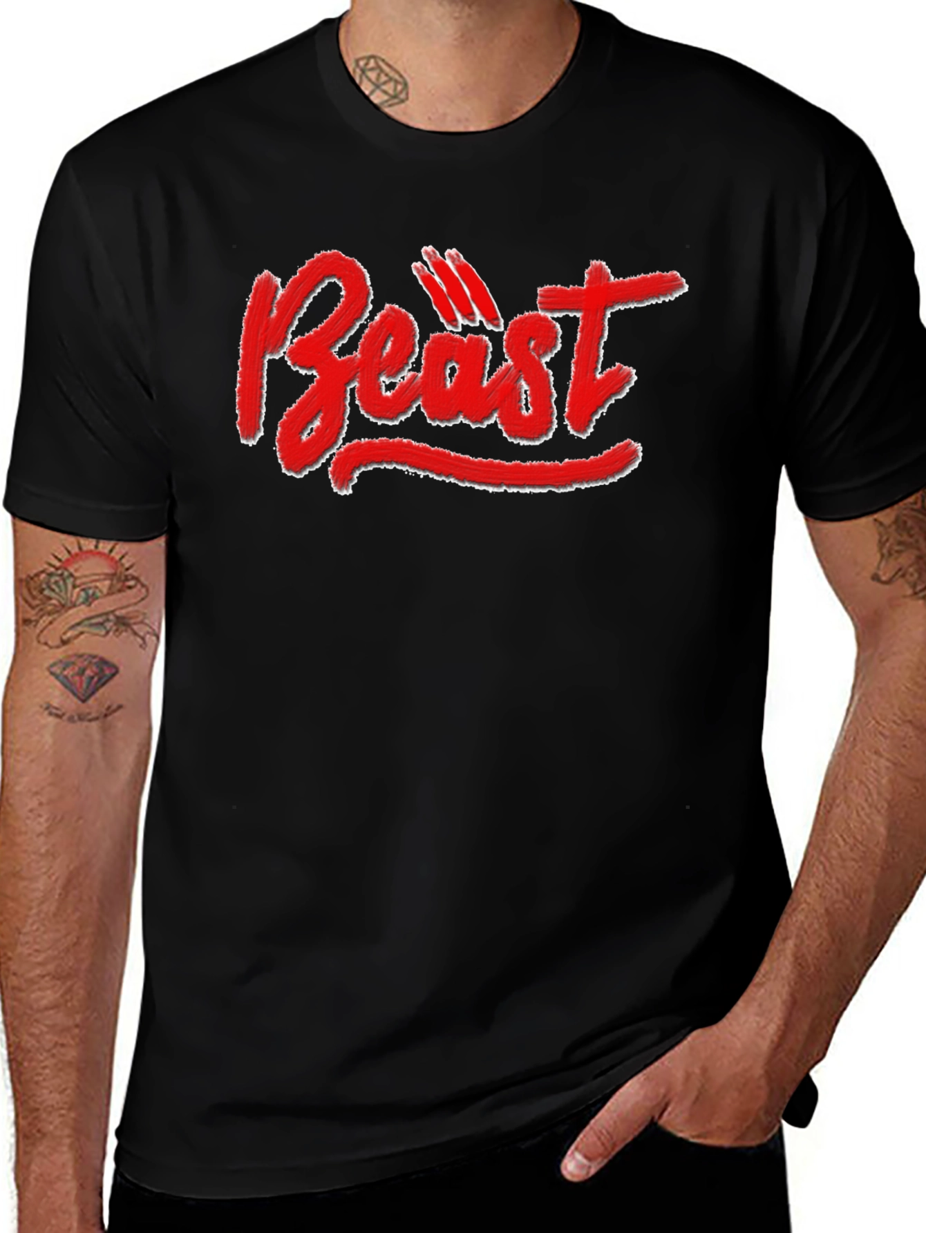 Beast Mode Black Graphic Tee