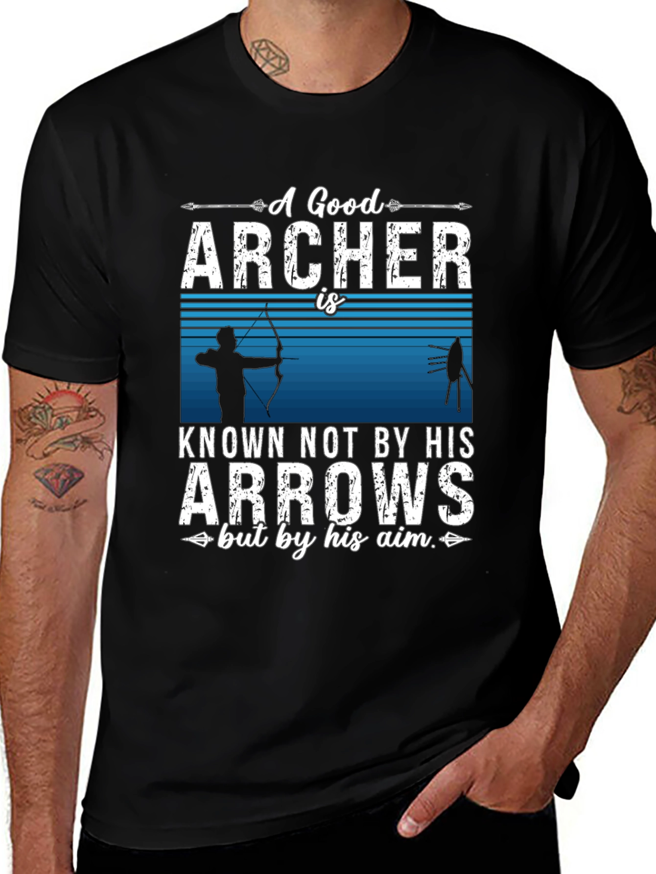 Variant 18 of Archer Graphic T-Shirt - Aim for Success