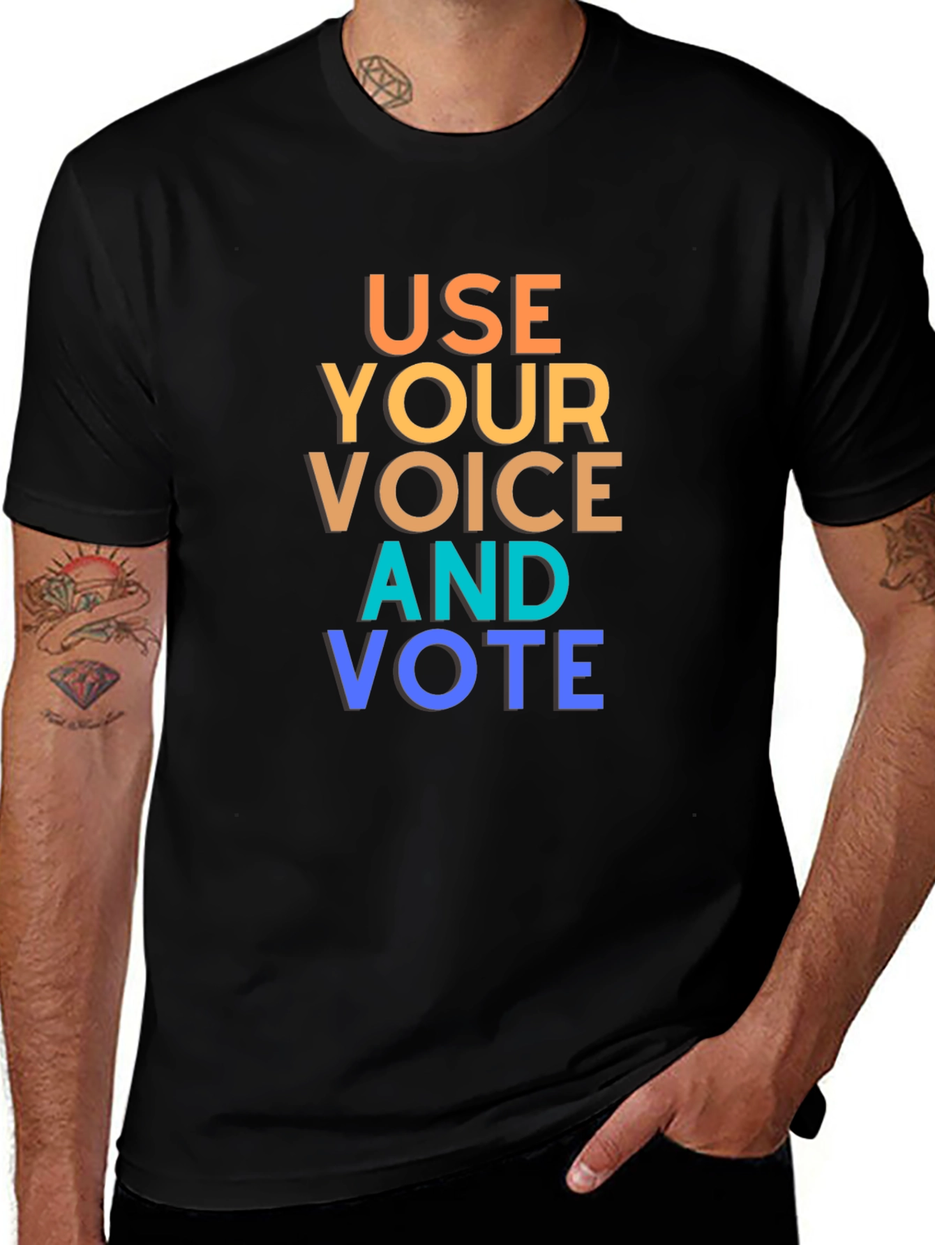 Variant 30 of Use Your Voice and Vote T-Shirt