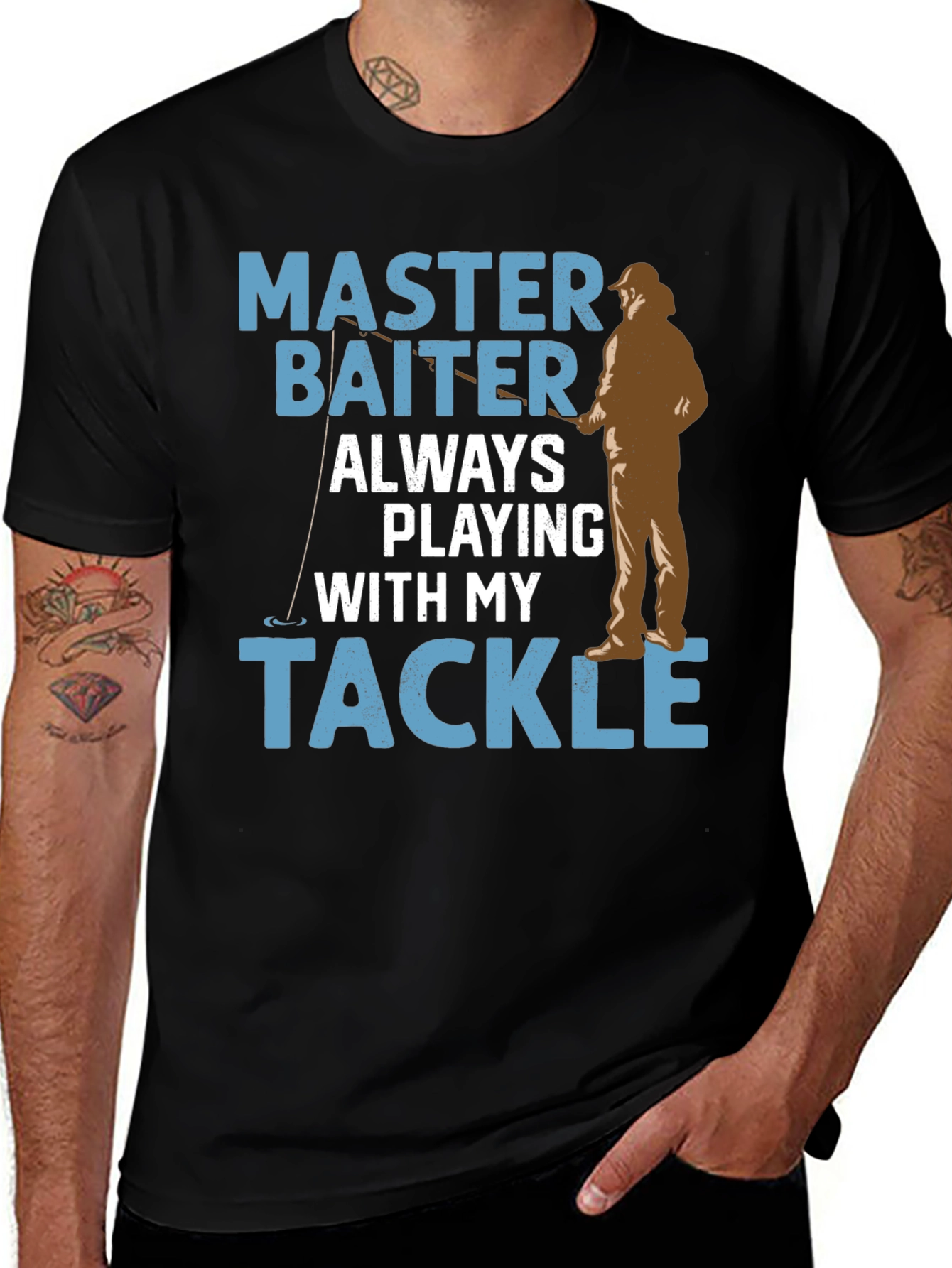 Variant 28 of Master Baiter Fishing T-Shirt