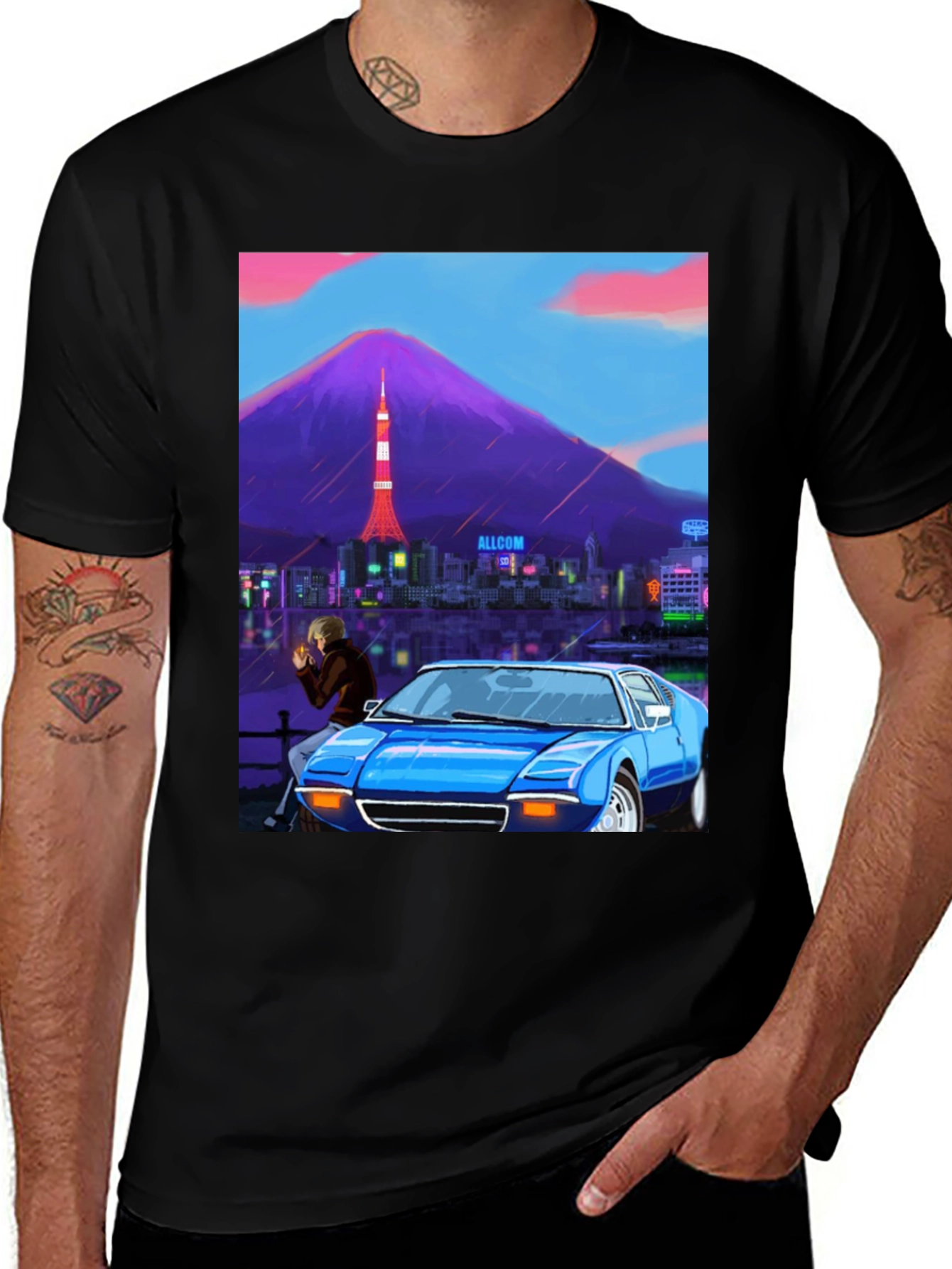 Variant 25 of Tokyo Car Scene Graphic Tee