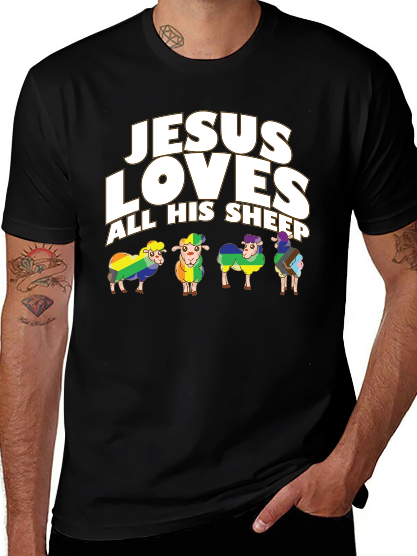 Jesus Loves All His Sheep T-Shirt
