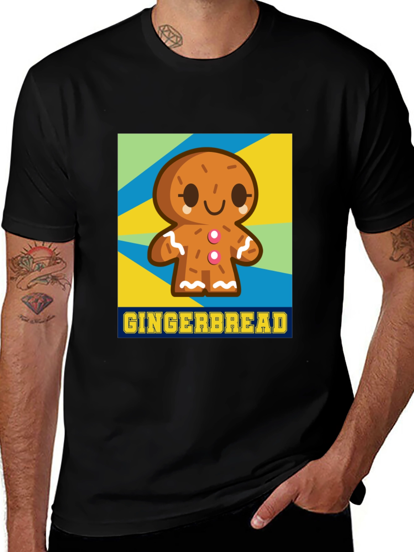Variant 6 of Gingerbread Graphic T-Shirt