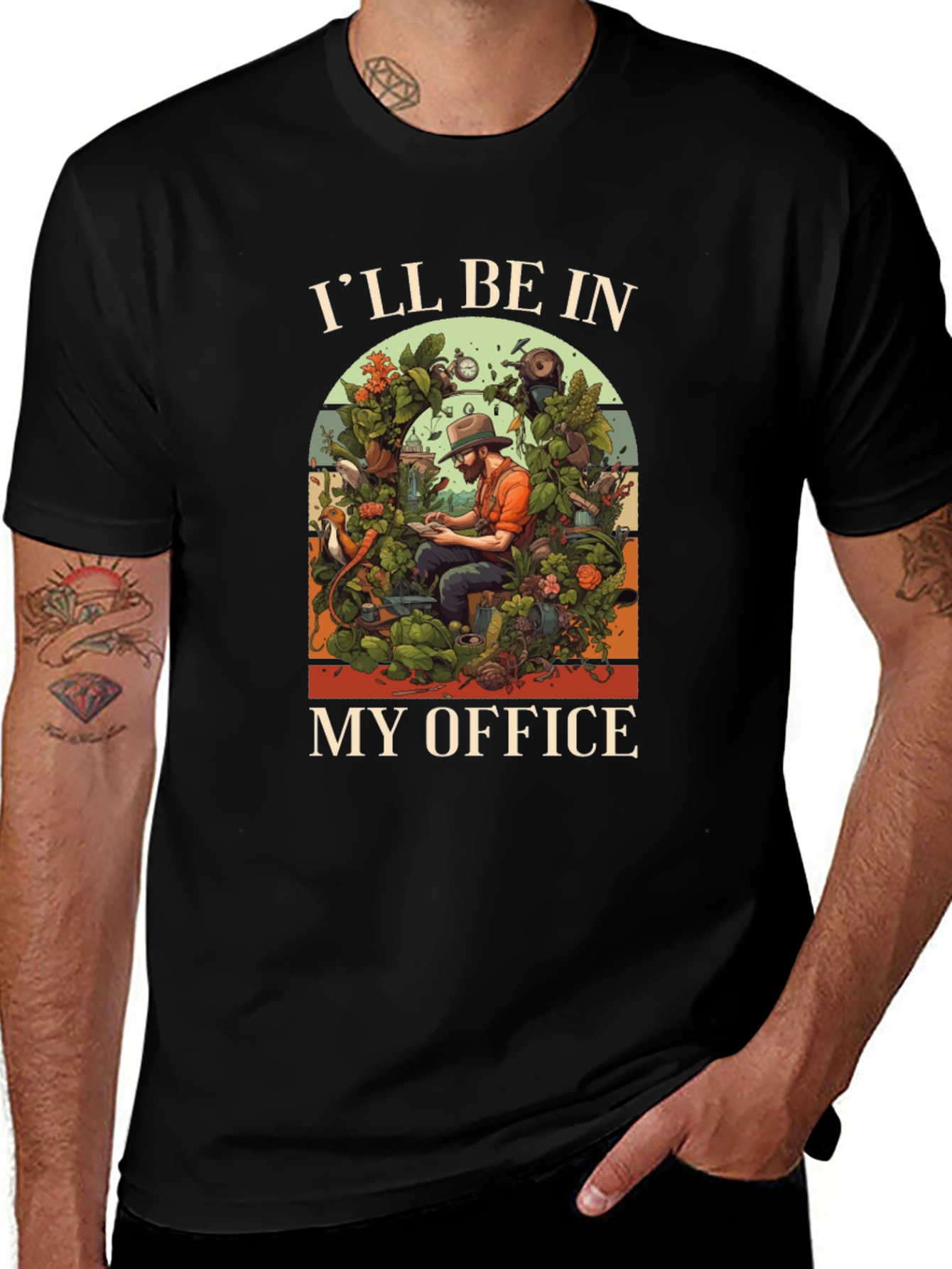 Variant 16 of Gardener's Office T-Shirt - Nature Lover Apparel