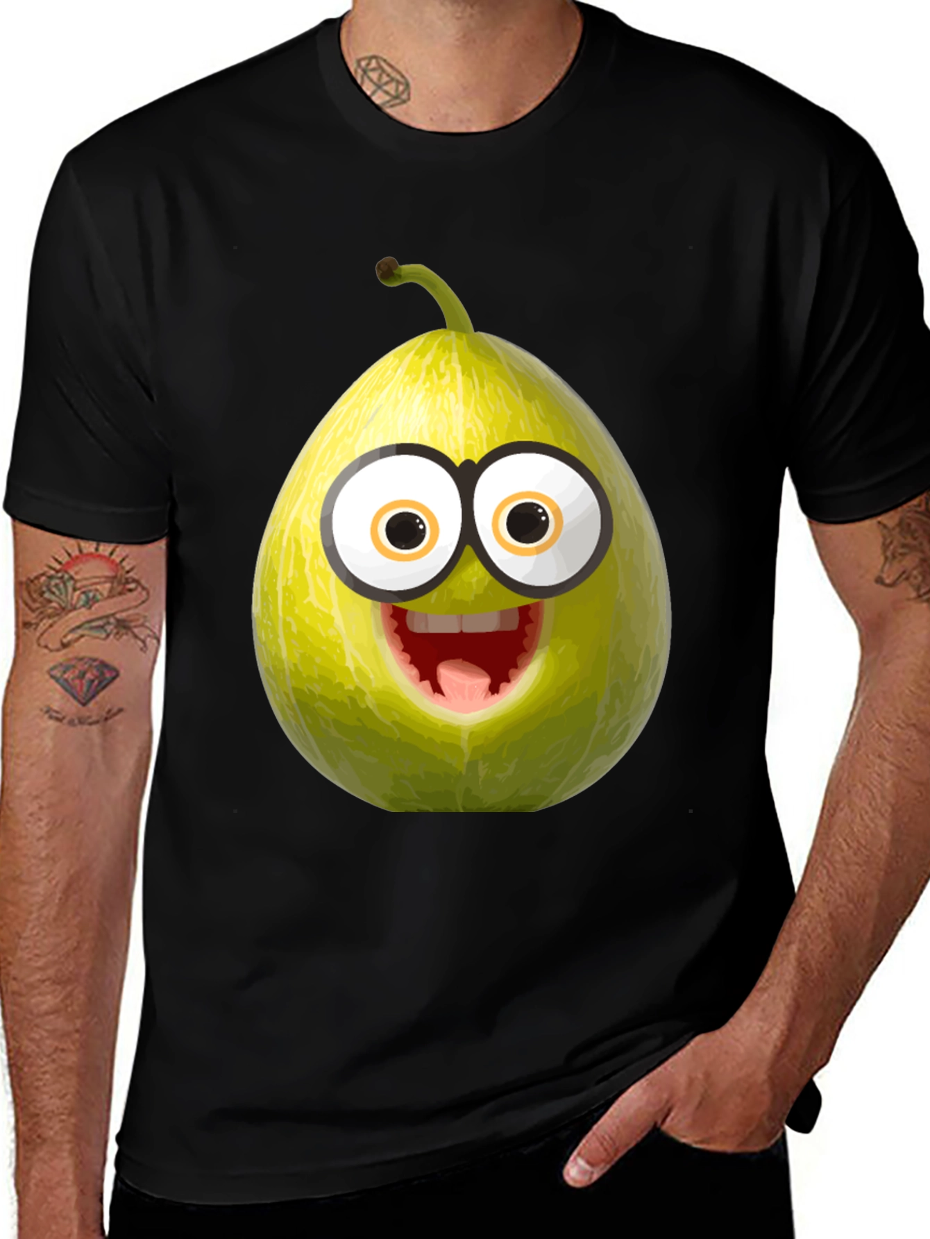Variant 30 of Funny Pear Cartoon T-Shirt