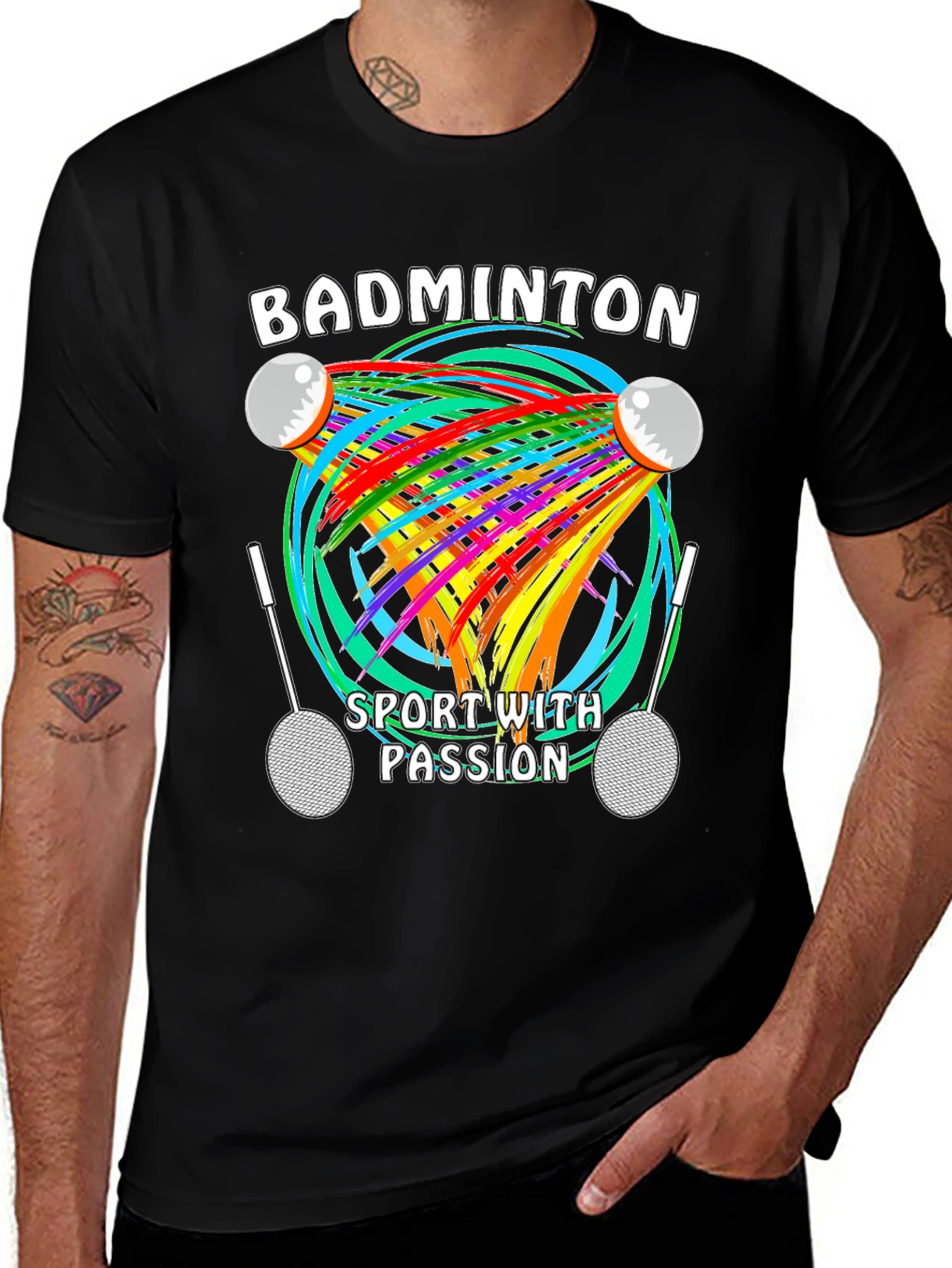 Badminton Sport with Passion T-Shirt