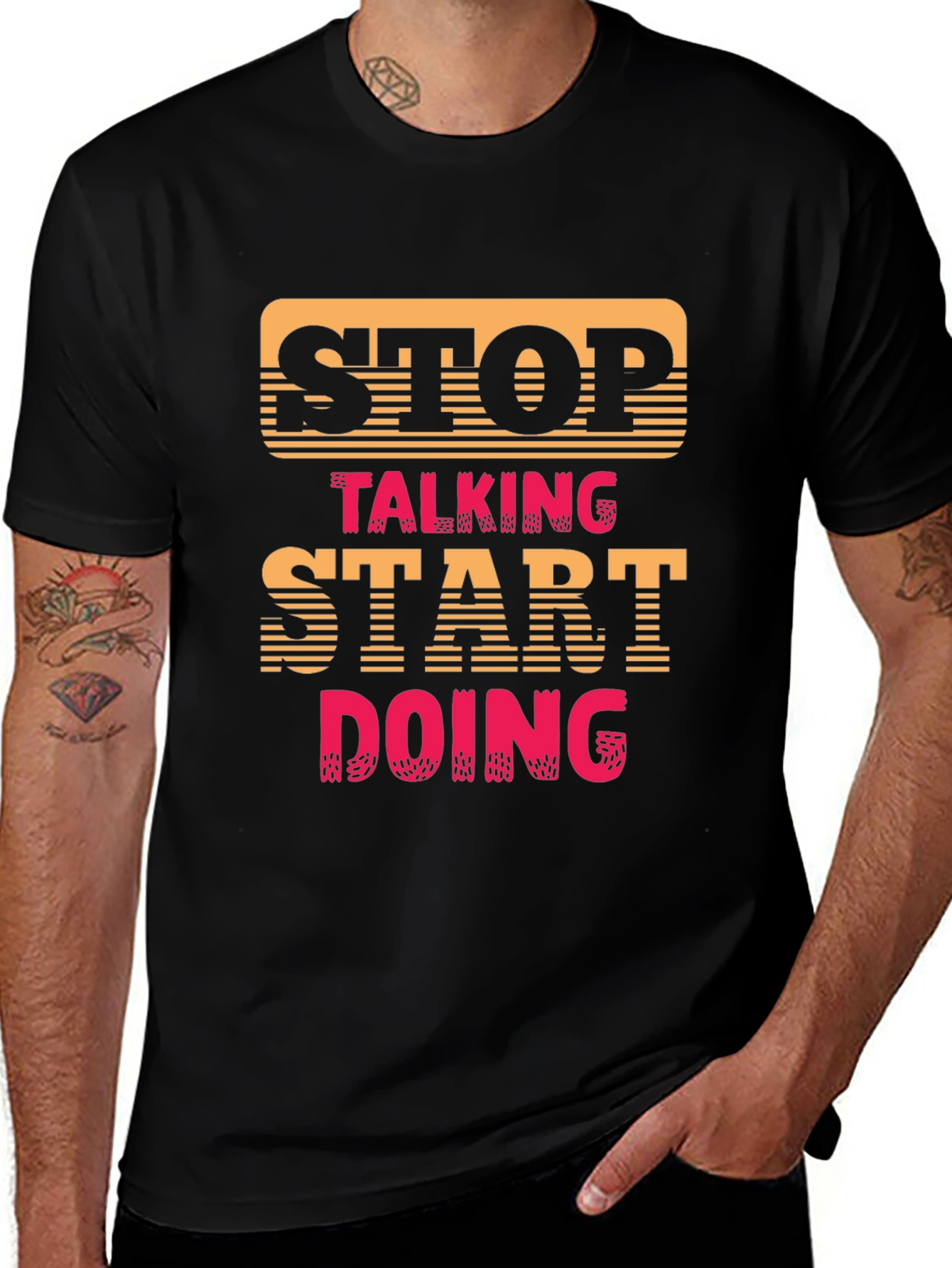 Variant 27 of Stop Talking Start Doing Graphic Tee