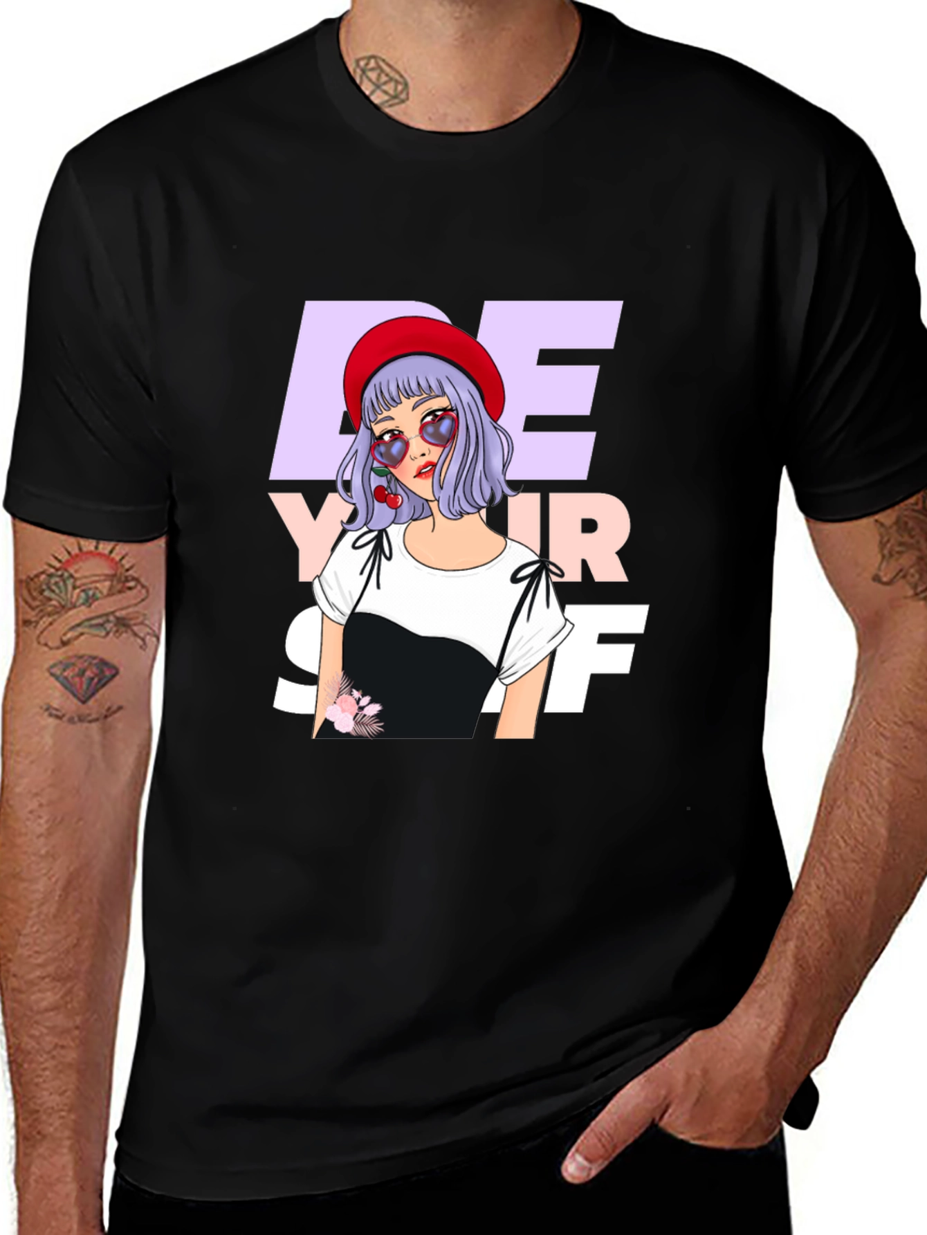Variant 15 of Be Yourself Graphic T-Shirt