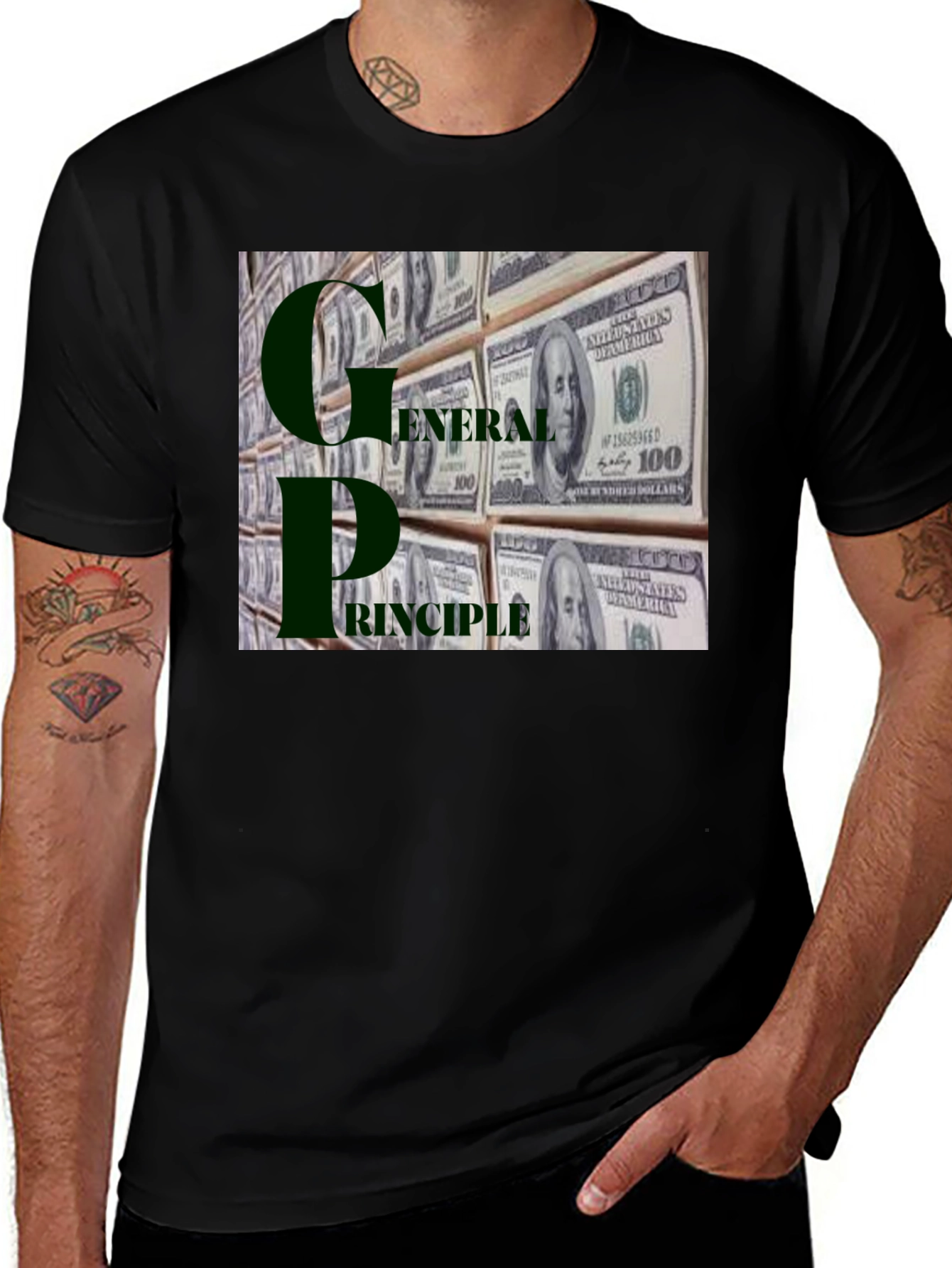 Variant 20 of General Principle Money T-Shirt