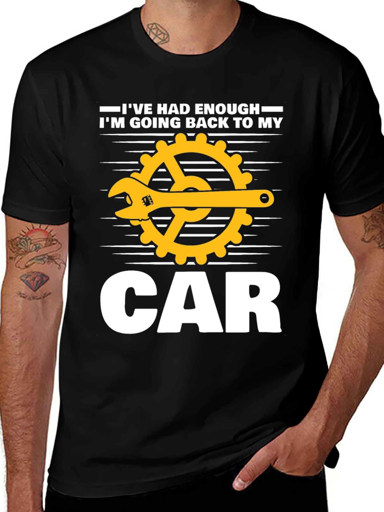 Variant 18 of I've Had Enough Car Graphic T-Shirt