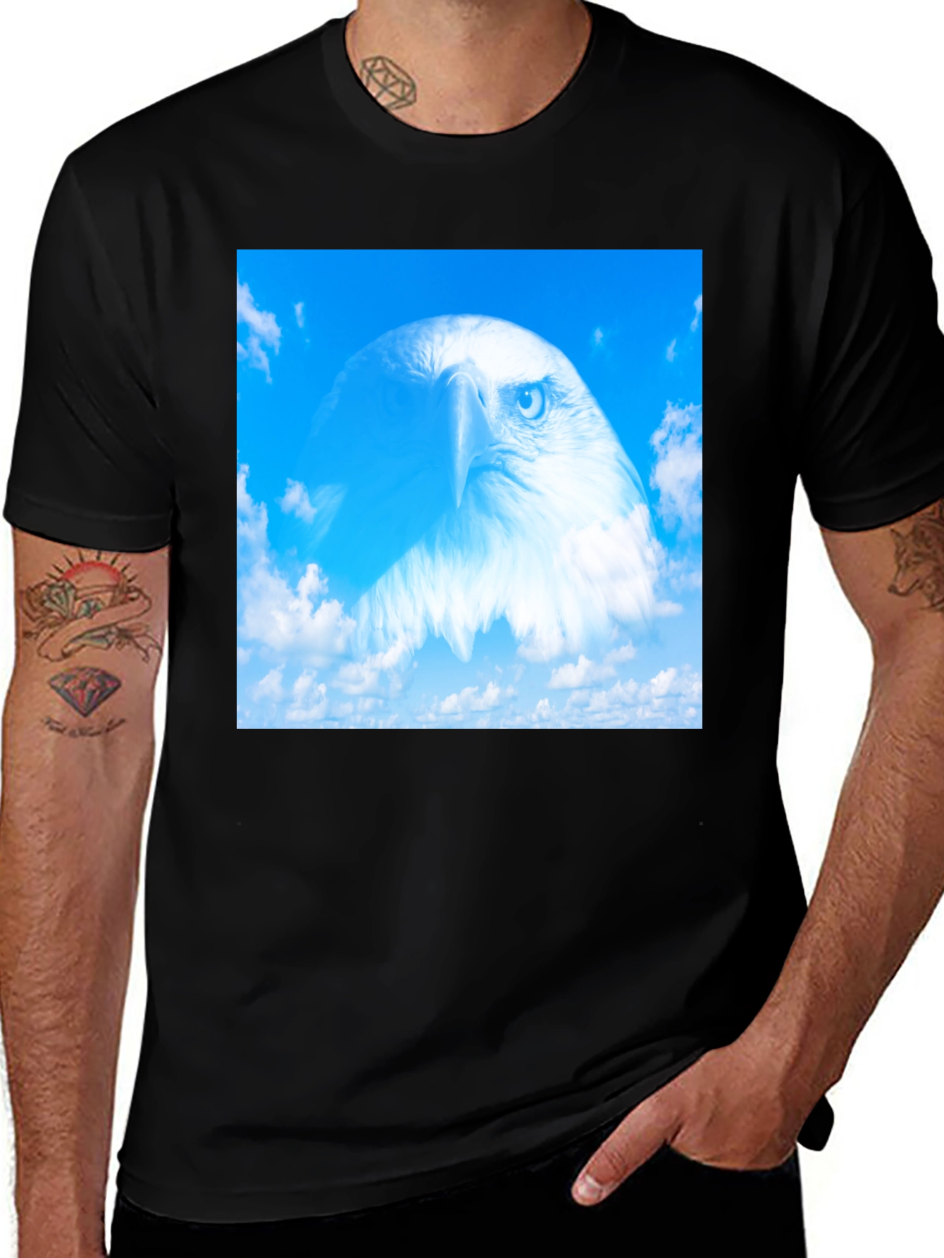 Variant 30 of Eagle Cloud T-Shirt - Sky High Style