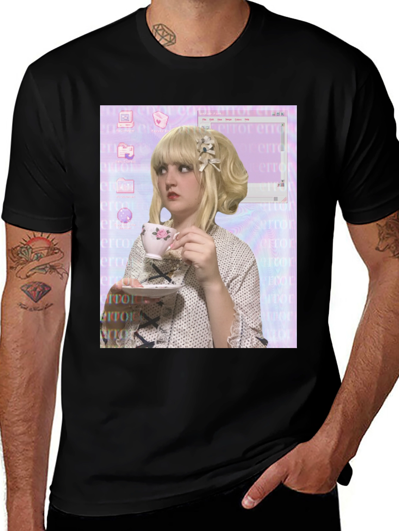 Aesthetic Error Girl T-Shirt