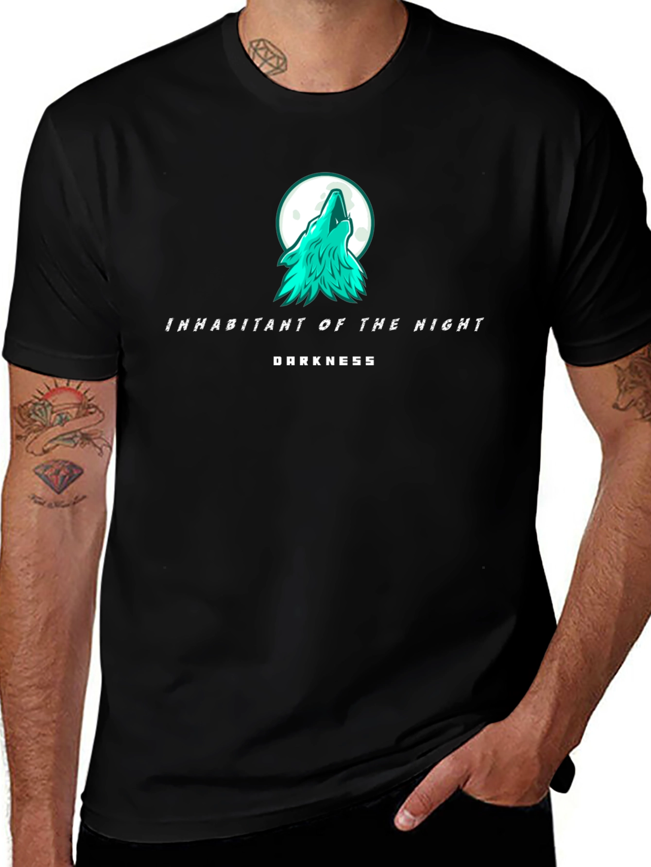 Variant 7 of Inhabitant of the Night Black T-Shirt