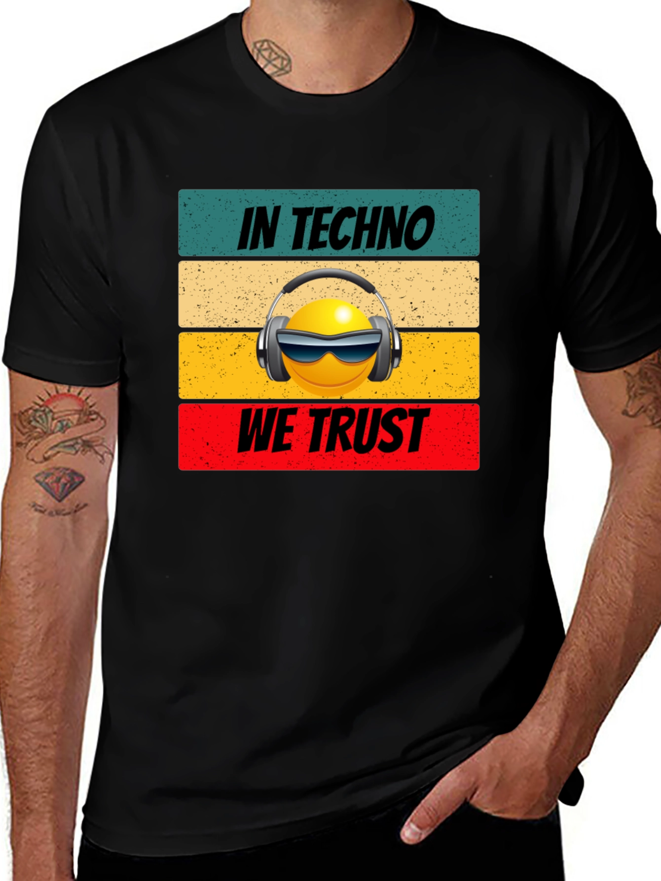 Variant 2 of In Techno We Trust T-Shirt - Music Lover Apparel
