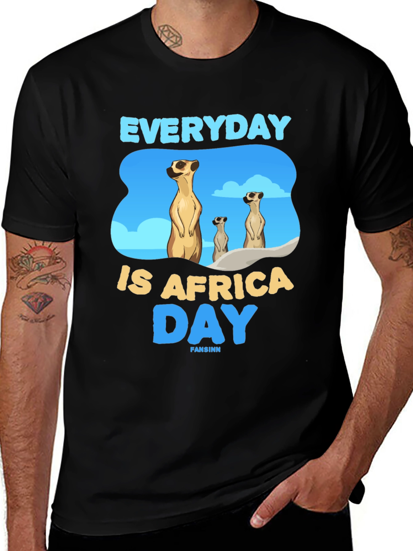 Everyday is Africa Day Meerkat Graphic Tee