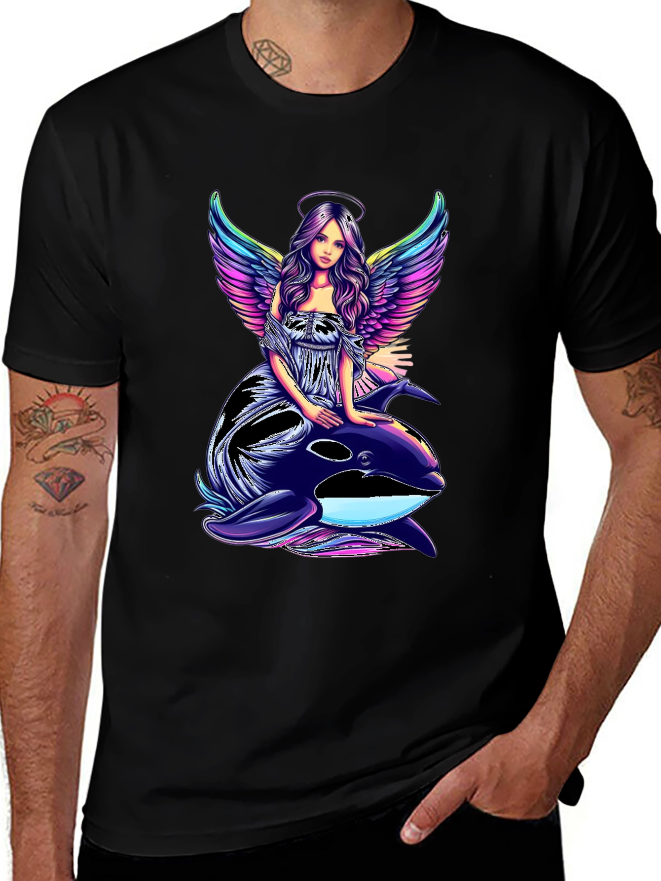 Variant 20 of Angel & Orca Graphic T-Shirt
