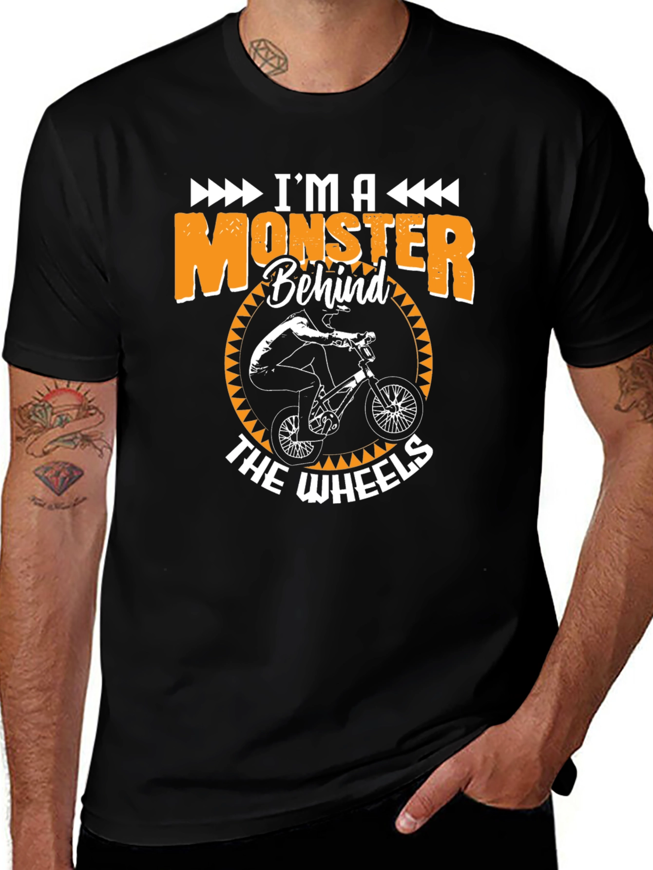 Variant 4 of I'm a Monster Behind the Wheels T-Shirt
