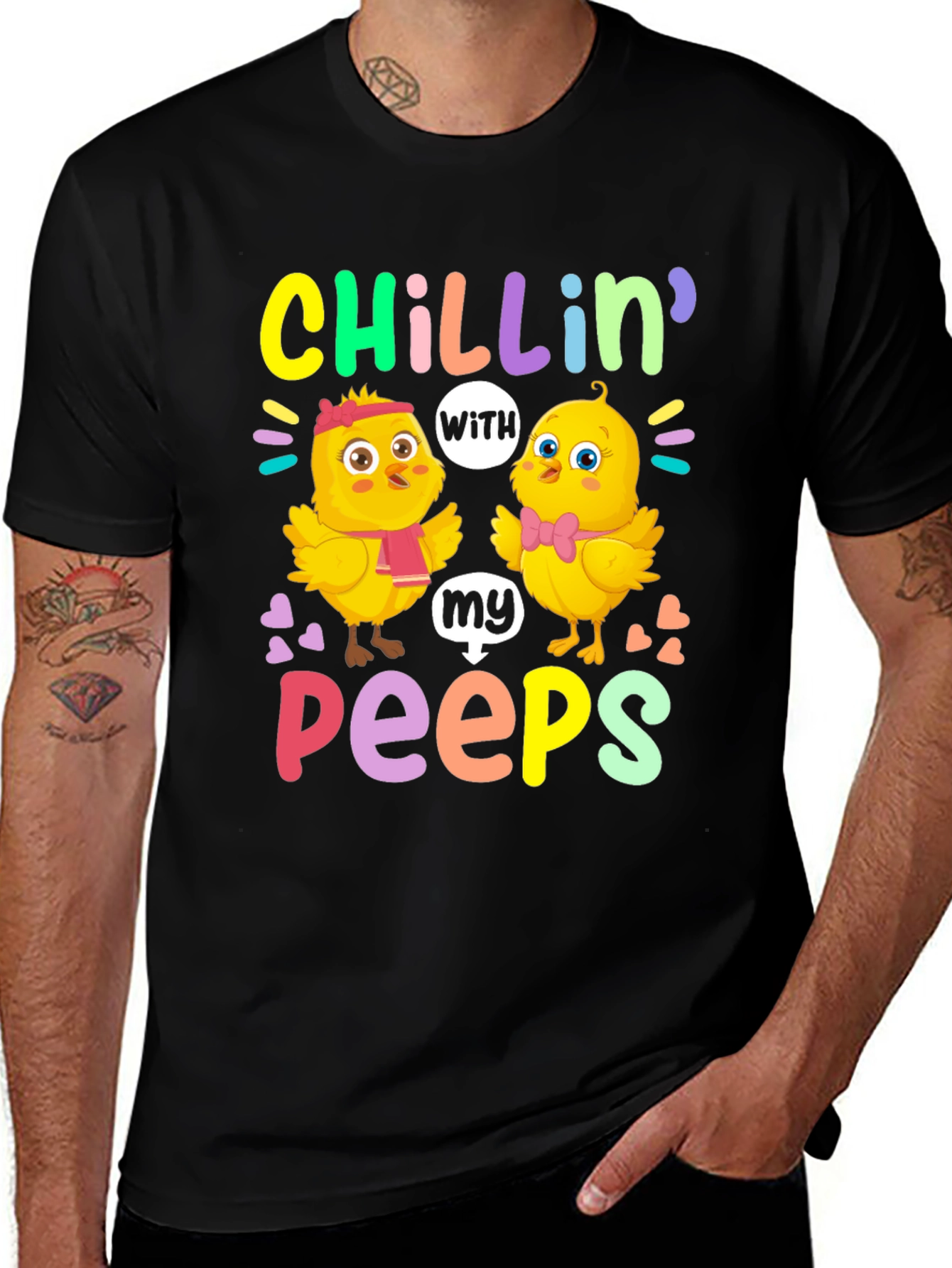 Chillin' With My Peeps Easter T-Shirt