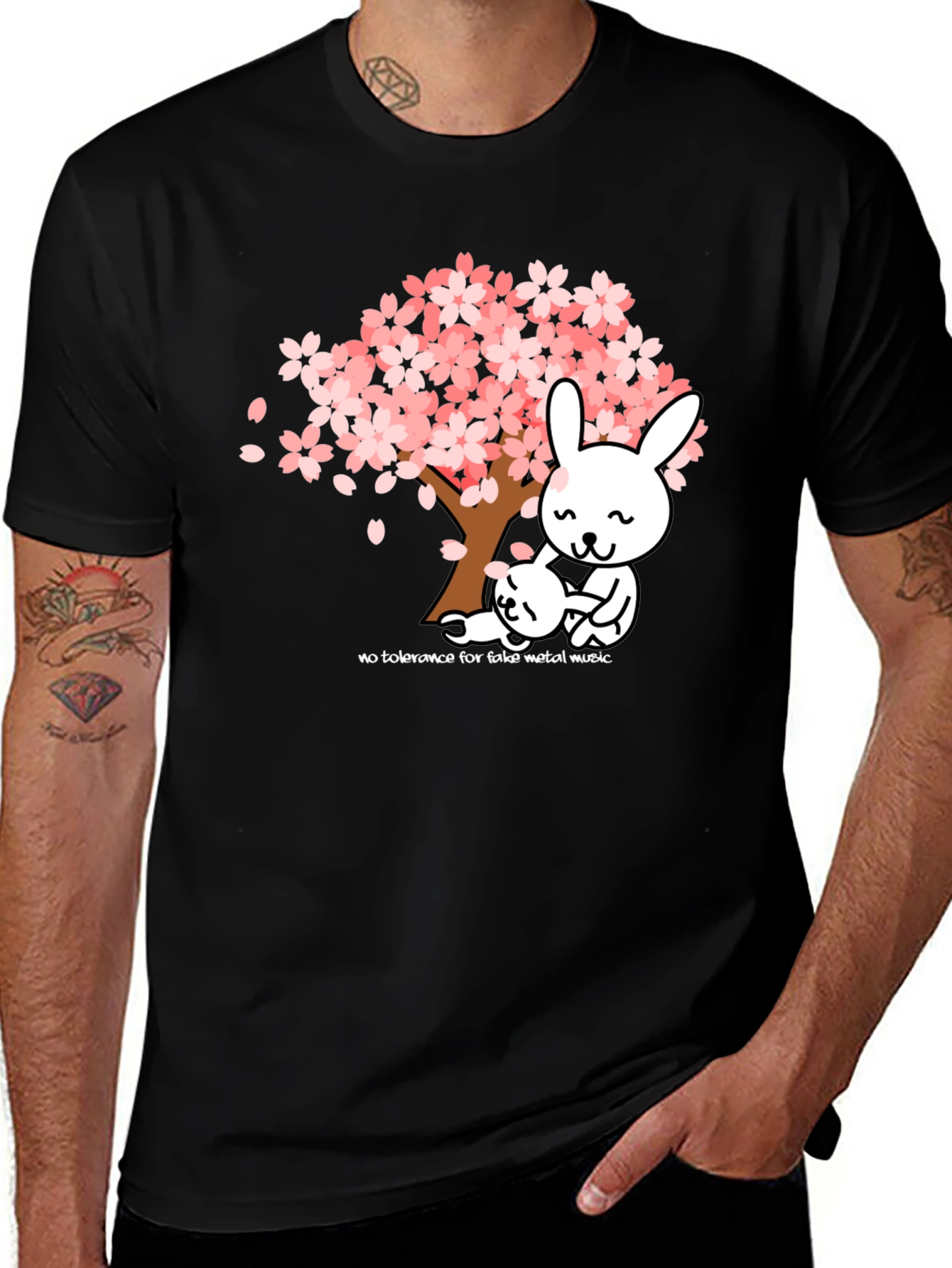 Variant 16 of Sakura Bunny T-Shirt