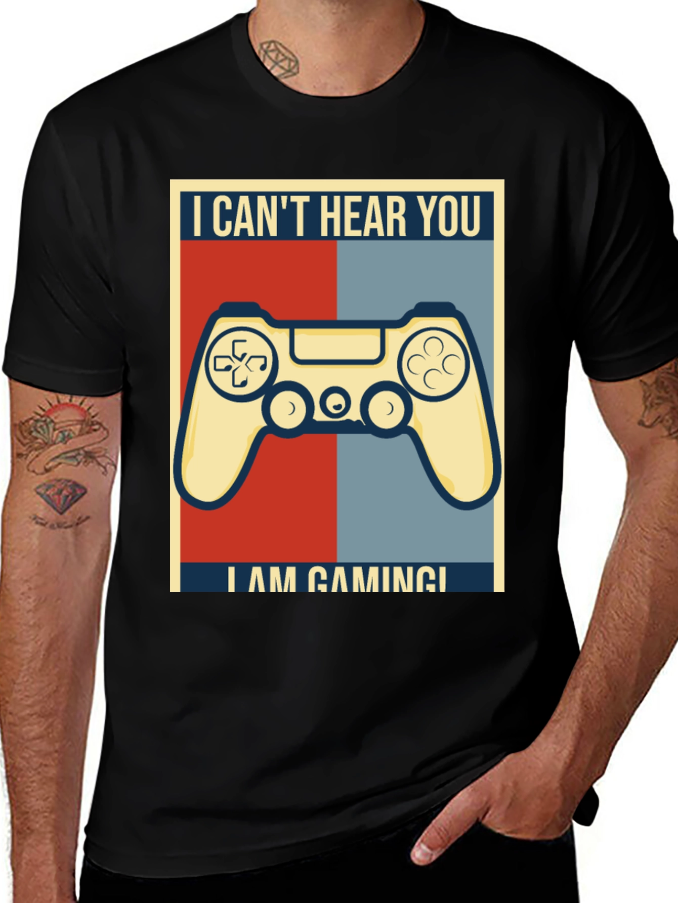 Variant 2 of I Can't Hear You I'm Gaming T-Shirt