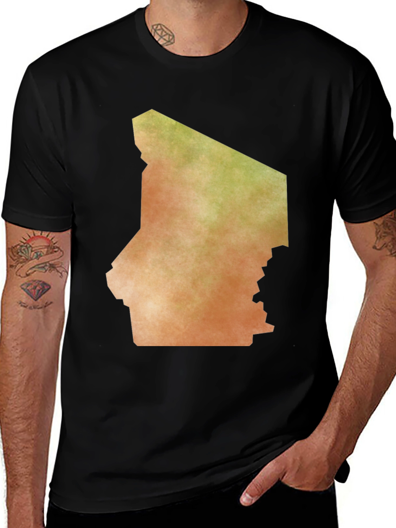 Chad Africa Map T-Shirt - Unique Graphic Tee