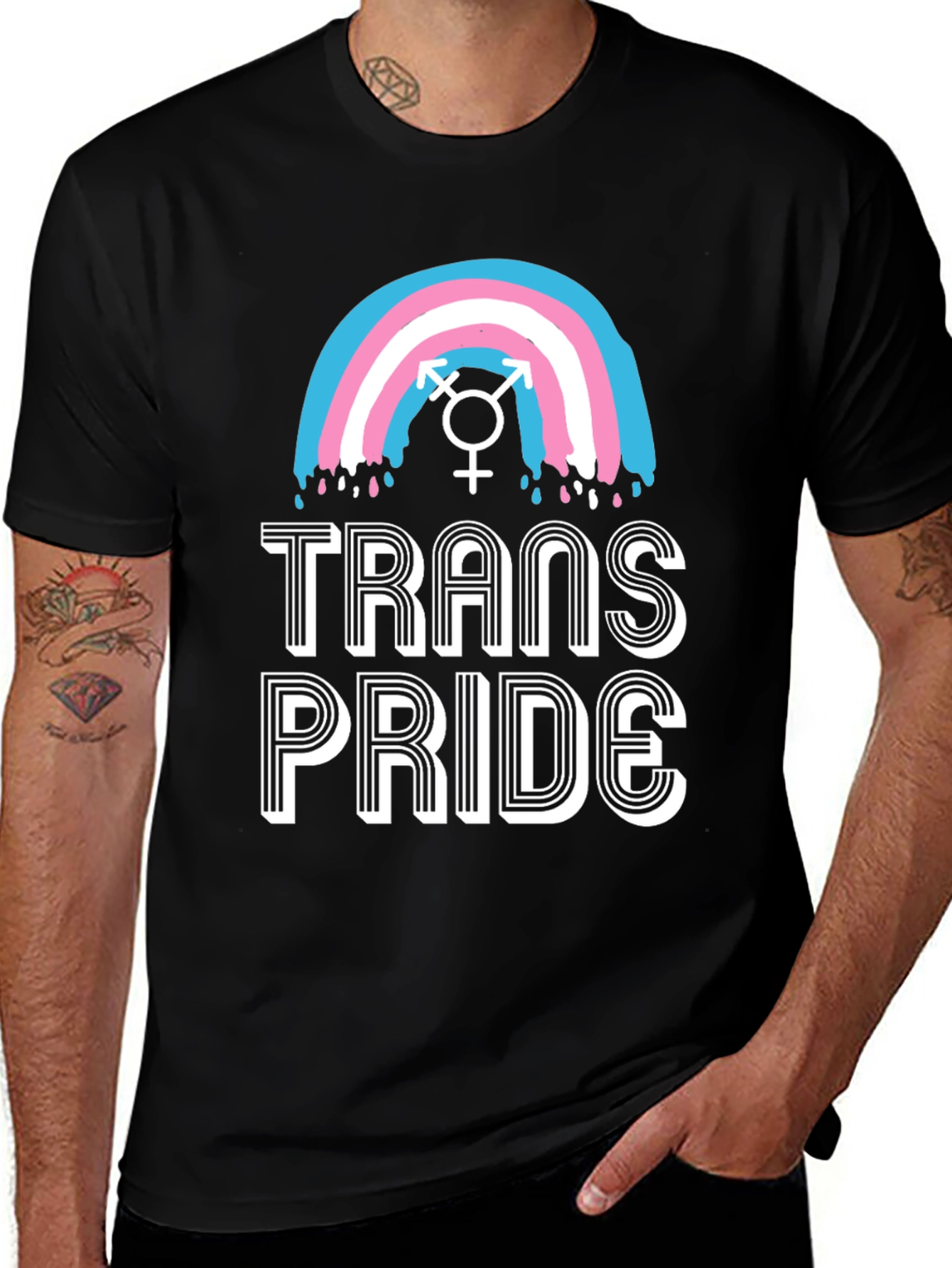 Trans Pride Rainbow T-Shirt