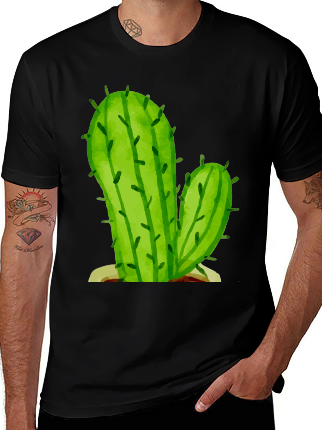Variant 24 of Cactus Graphic Tee - Desert Plant Shirt