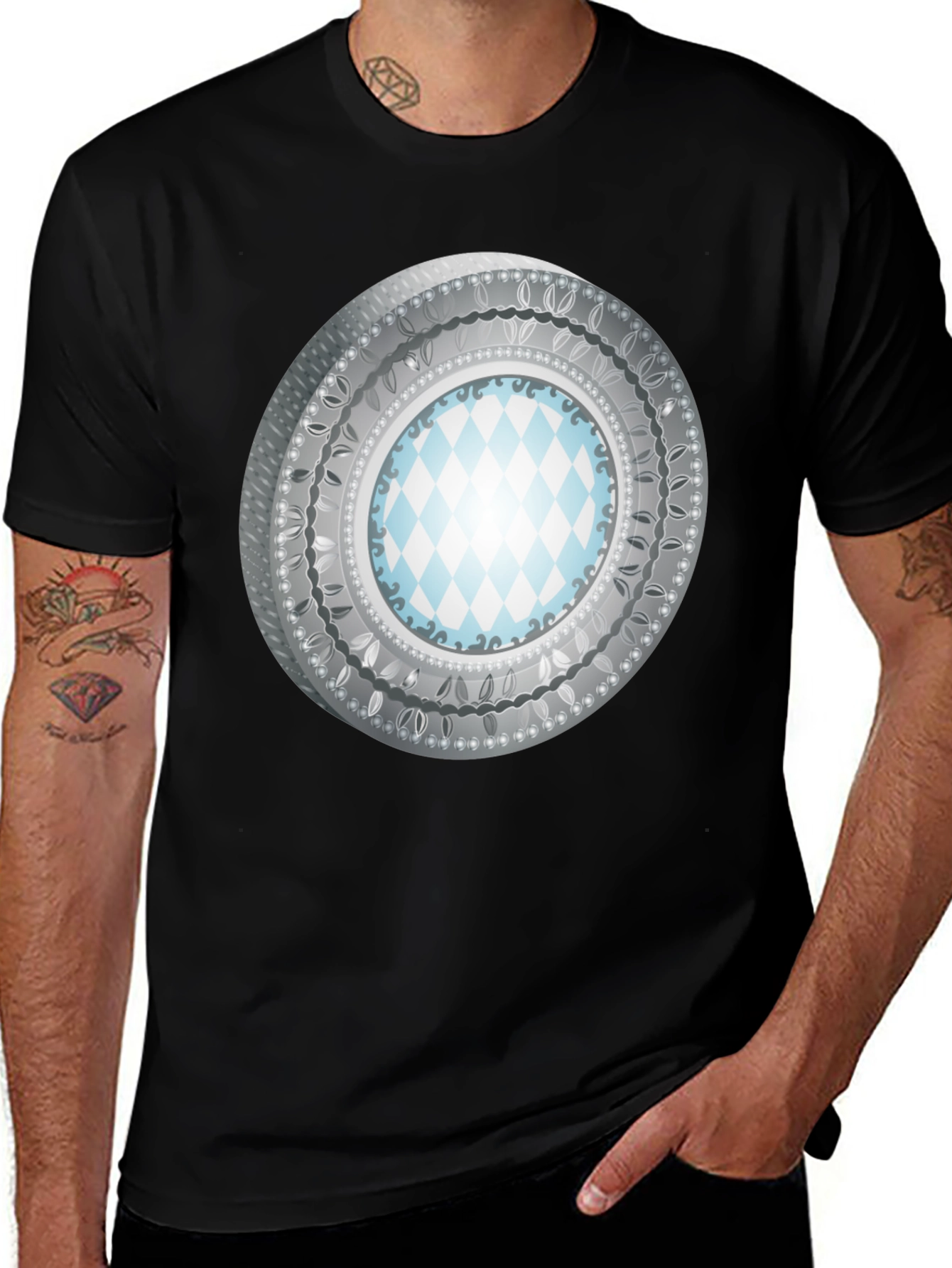 Variant 26 of Geometric Mandala T-Shirt - Unique Design