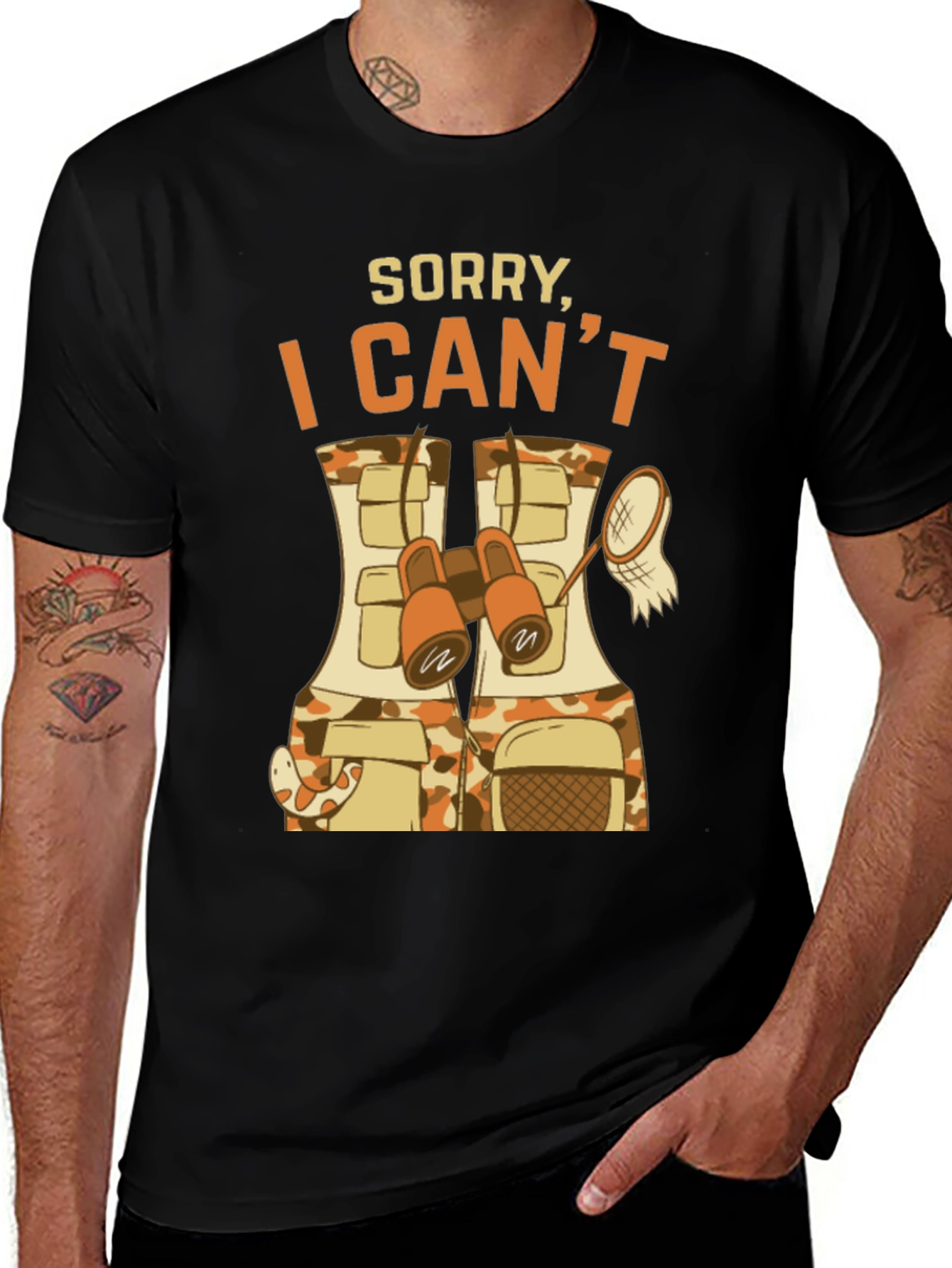 Variant 6 of Sorry I Can't Go Fishing T-Shirt