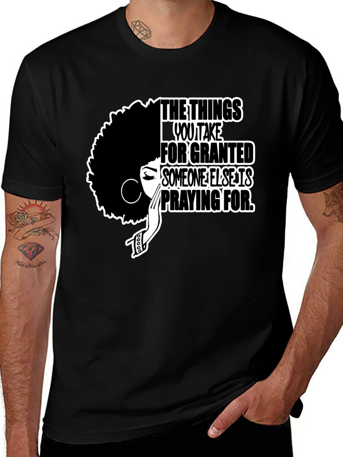 Variant 28 of Inspirational Afro Woman Graphic T-Shirt