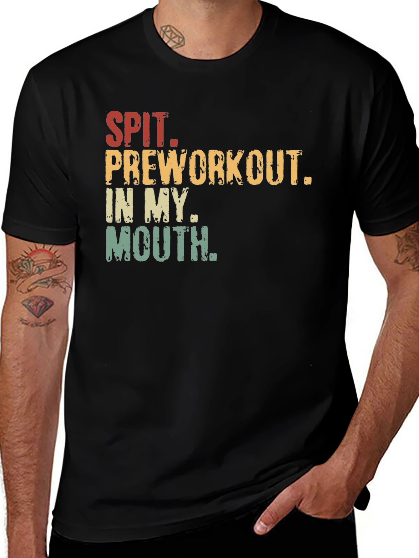 Variant 24 of Spit Preworkout In My Mouth Graphic Tee