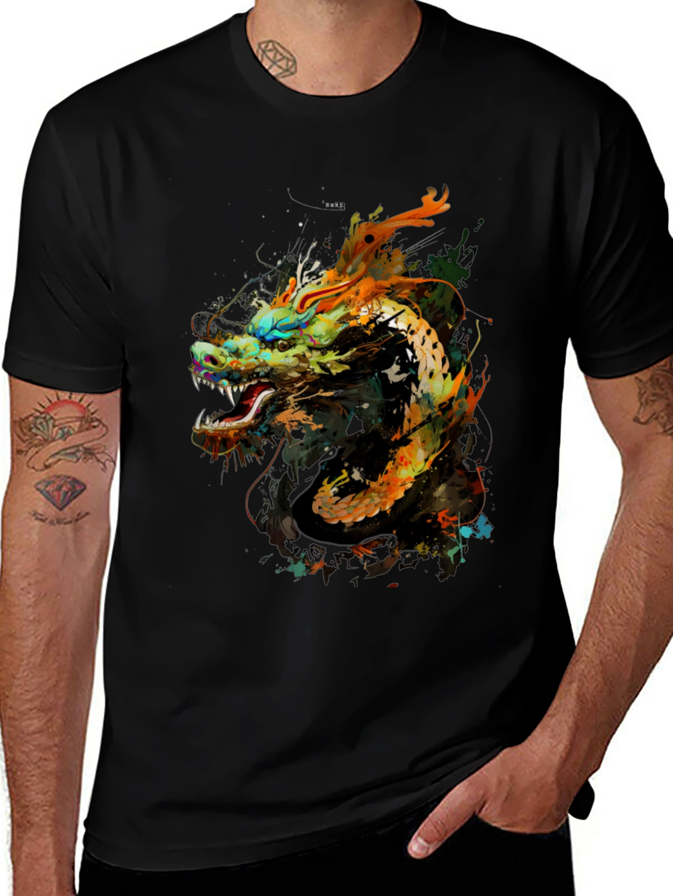 Variant 16 of Dragon Graphic T-Shirt