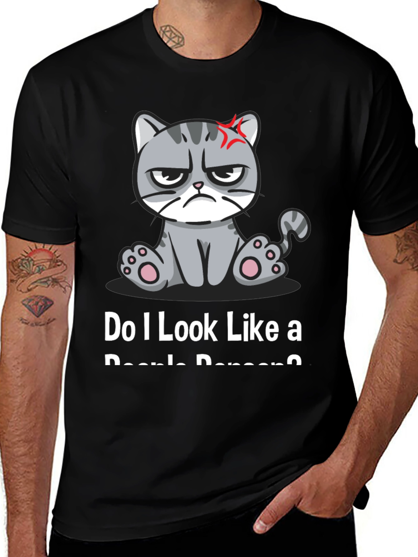Variant 17 of Grumpy Cat T-Shirt - Not a People Person