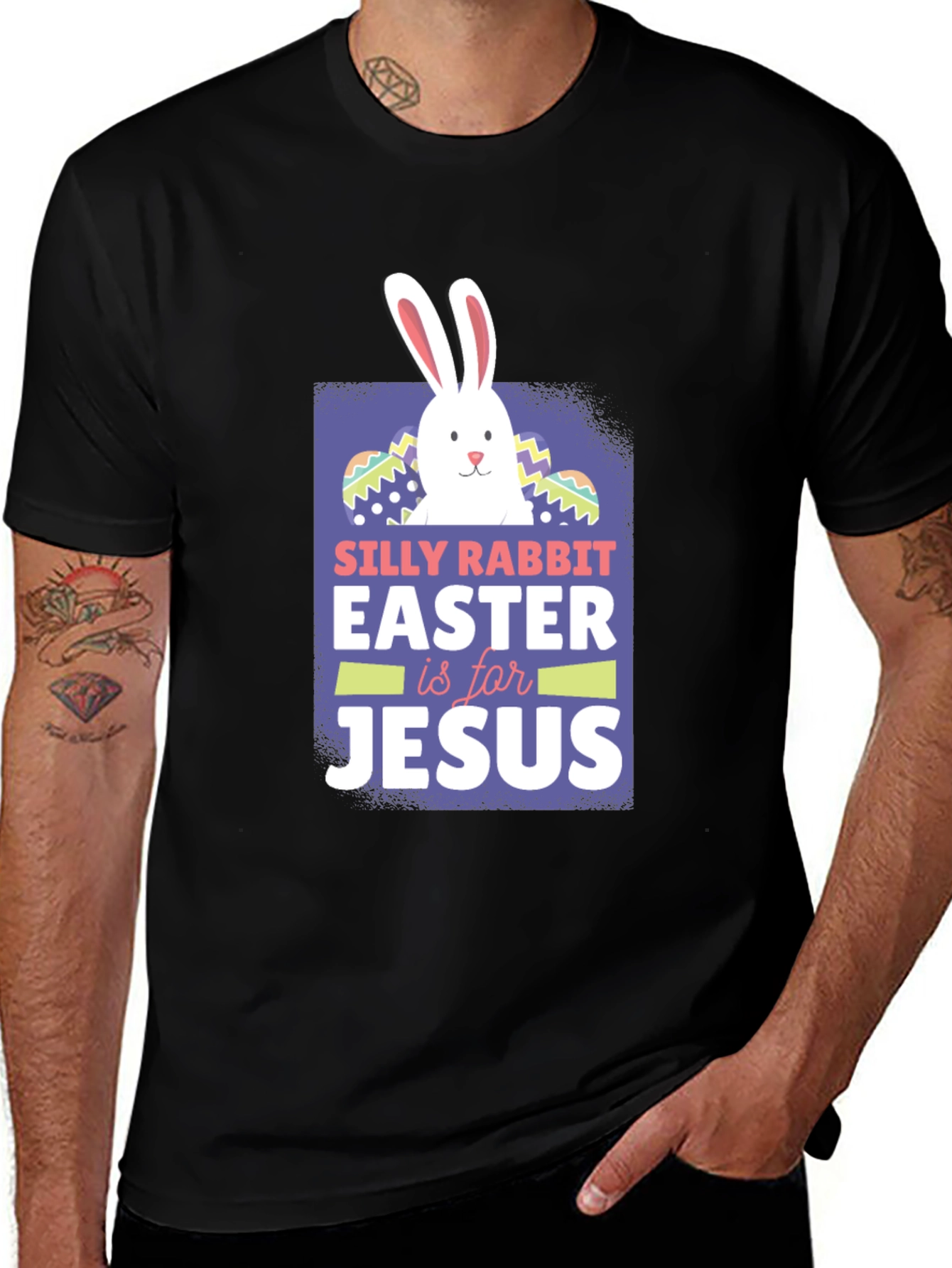 Silly Rabbit Easter T-Shirt for Religious Celebrations