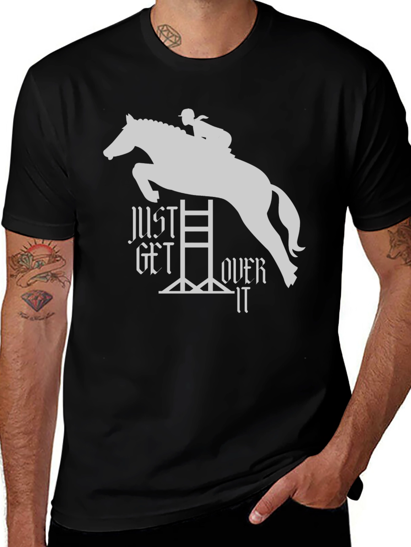 Just Get Over It Equestrian T-Shirt