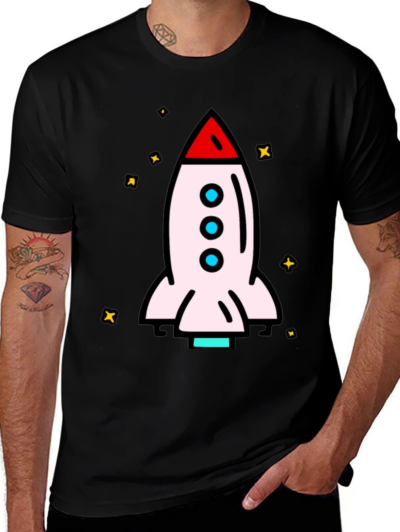 Variant 24 of Rocket Ship T-Shirt - Blast Off in Style!